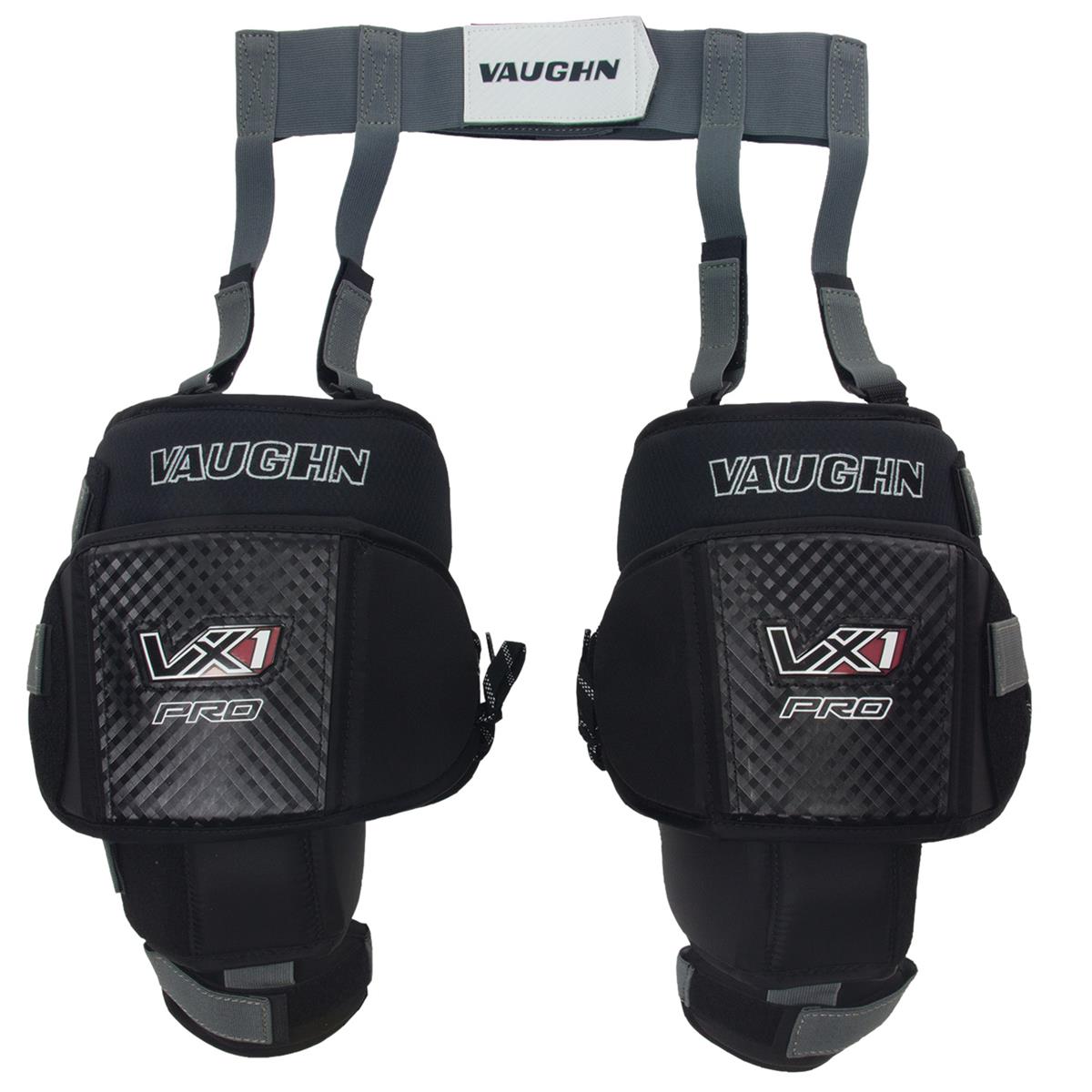 VAUGHN Torwart Knie- & Oberschenkelschtutz mit Strumpfhalter VX1 Pro - Sr. - blk - OSFM