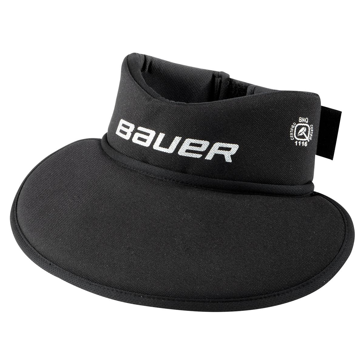 BAUER NG NLP8 Core Neckguard Bib - schwarz - Sr. - blk