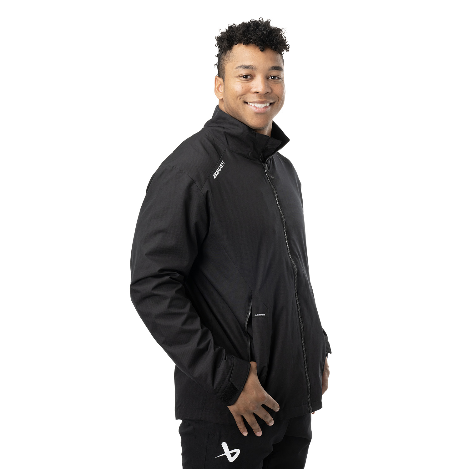 BAUER Team Lightweight Jacke - schwarz - Sr.