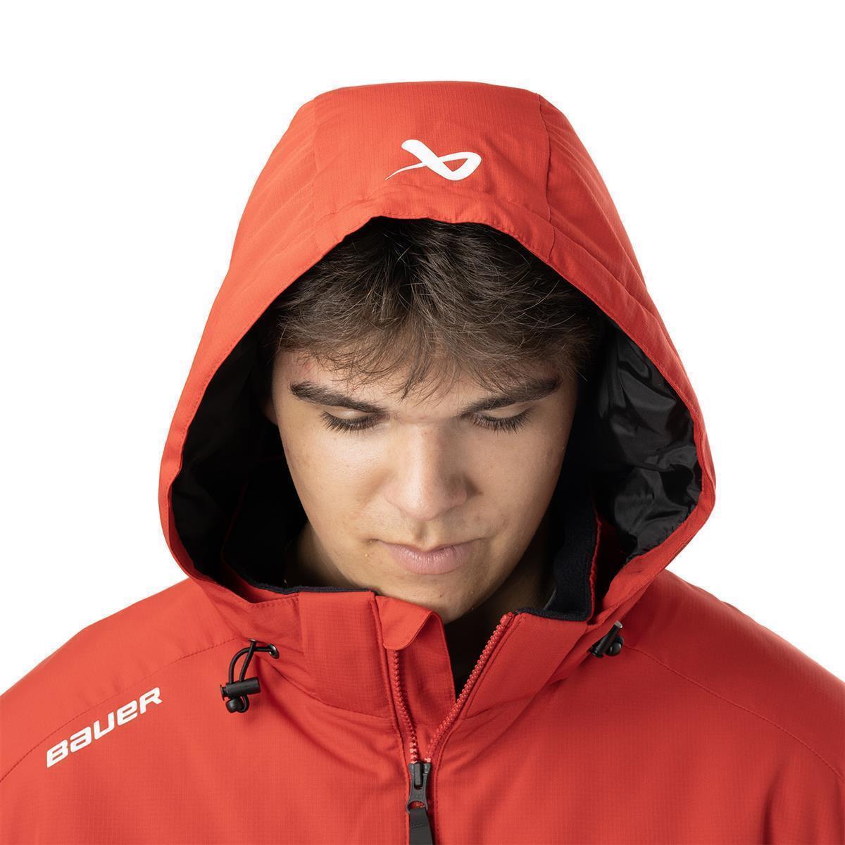 BAUER Team Heavyweight Jacke - rot - Sr.