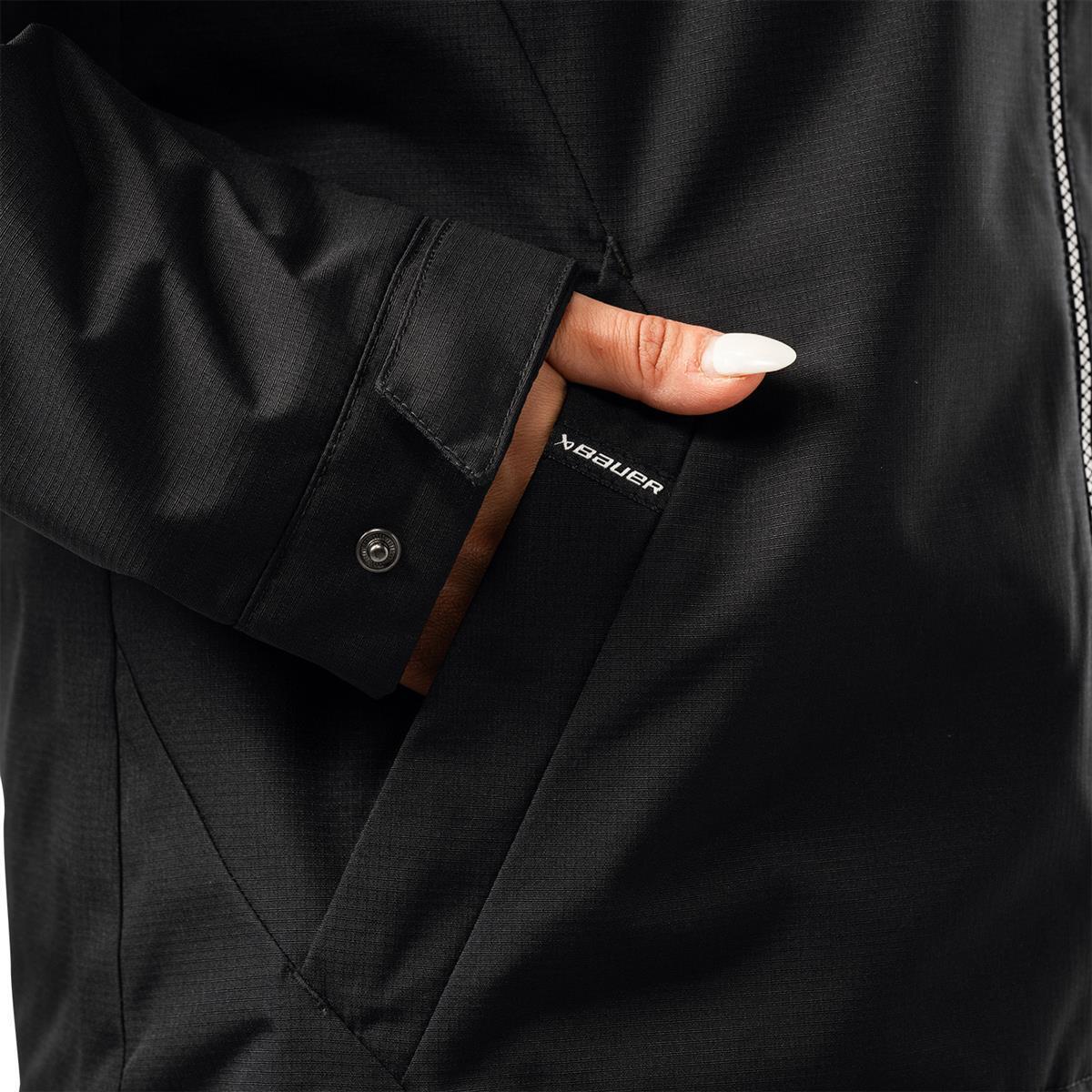 BAUER Damen Team Lightweight Jacke - schwarz - Sr.