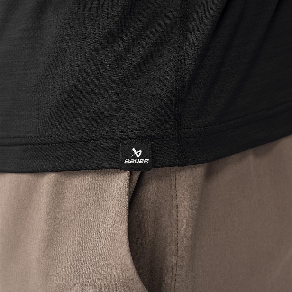 BAUER FLC Core LS Tech Tee - schwarz - Sr.