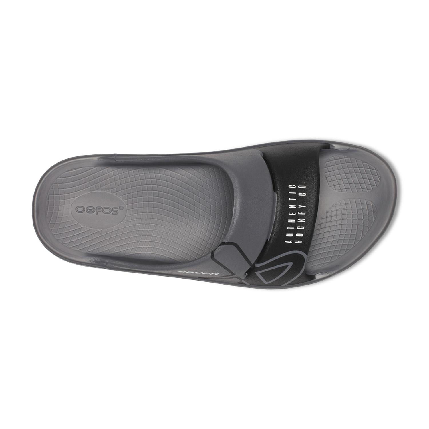 BAUER OOFOS® Sport Slide - grau - Sr.