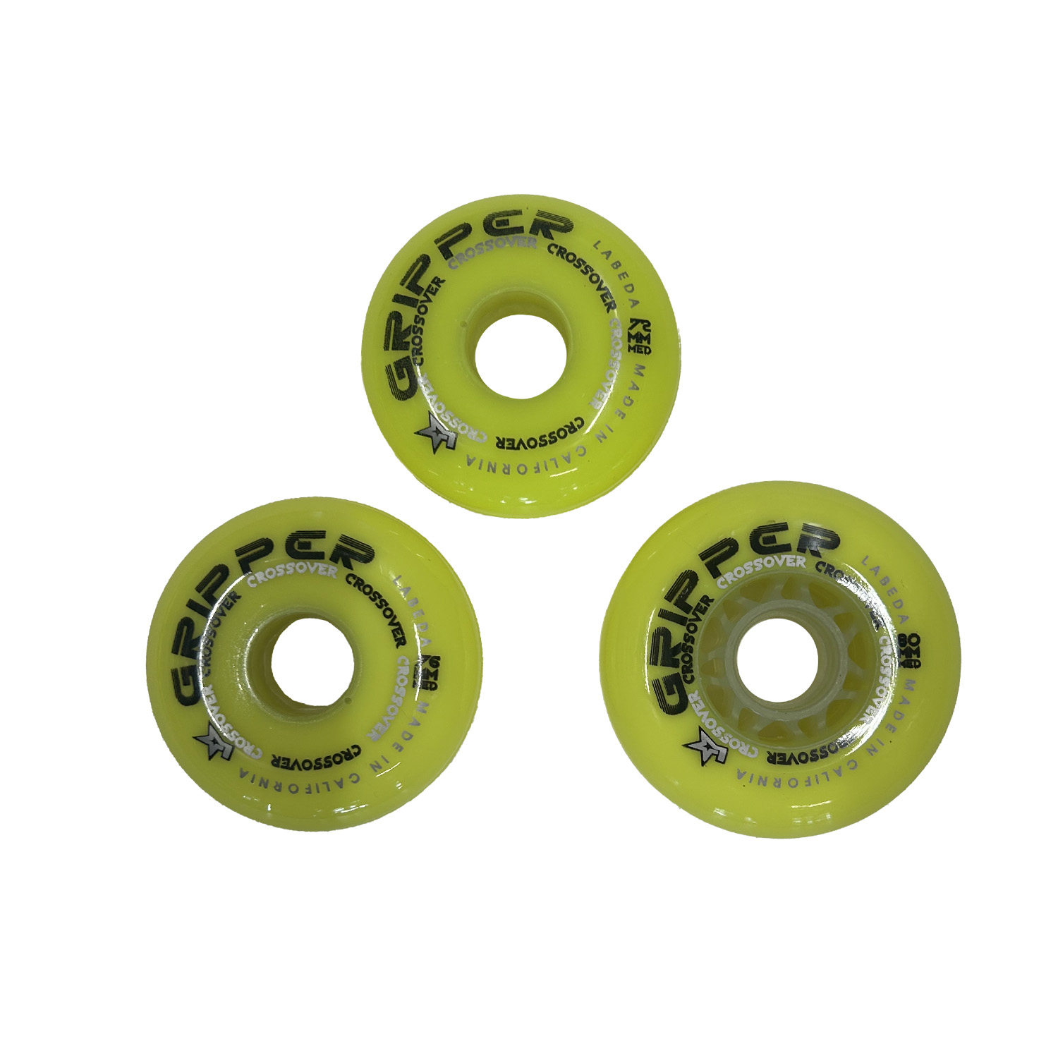 LABEDA Inline Rolle Gripper "Medium" - 4er Set 80mm
