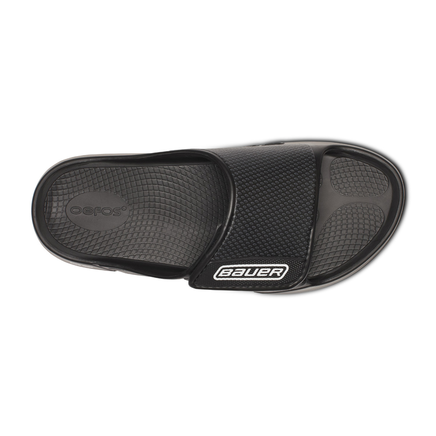 BAUER OOFOS® Sport Flex Slide - schwarz - Sr.