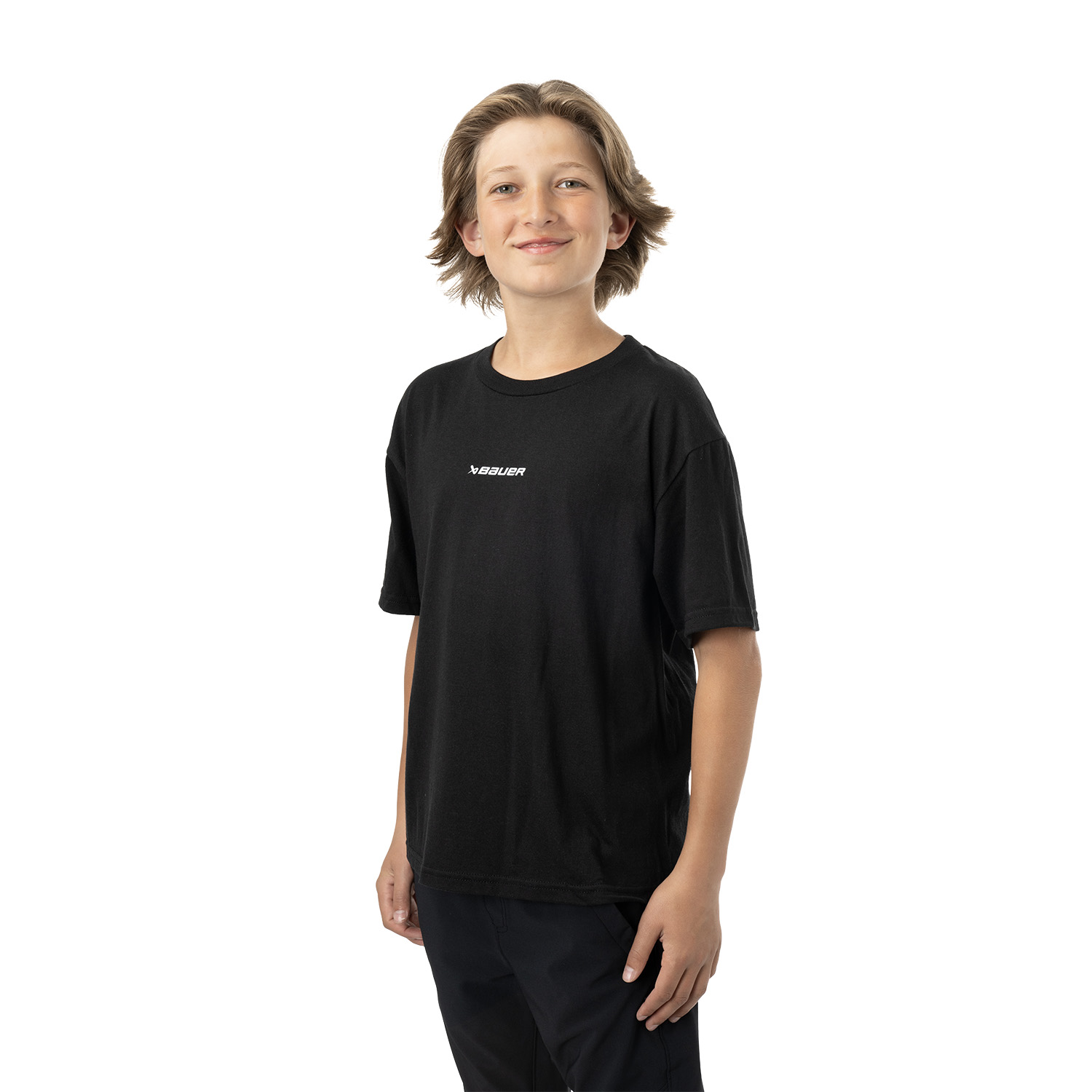 BAUER Core Tee - schwarz - Yth.