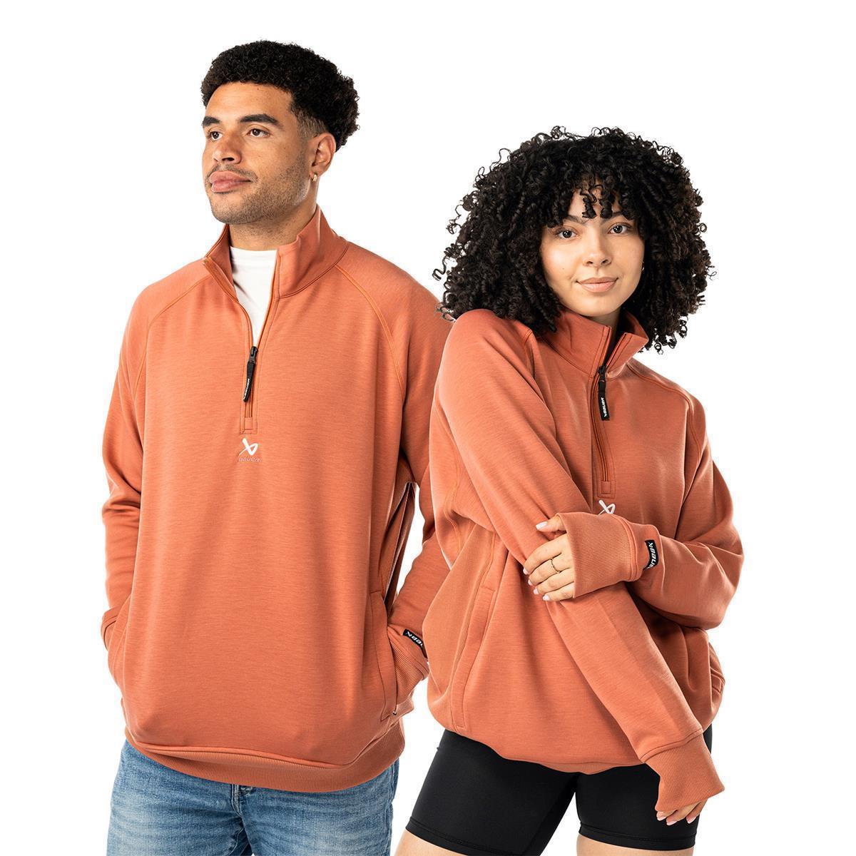 BAUER FLC 1/4 ZIP - cedar - Sr.