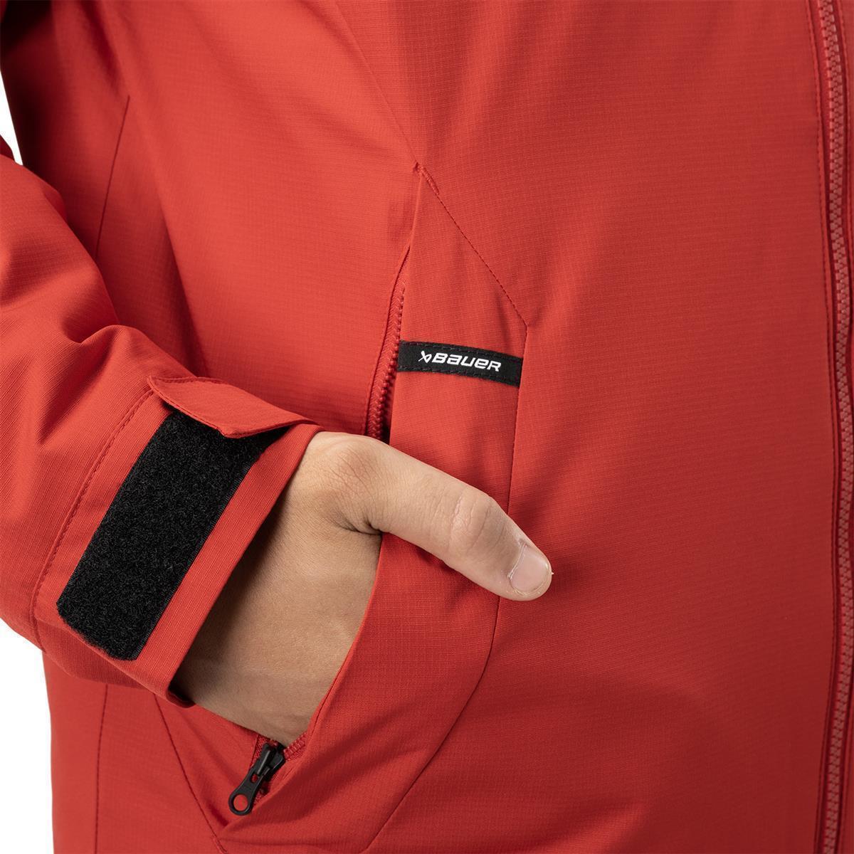BAUER Team Heavyweight Jacke - rot - Sr.