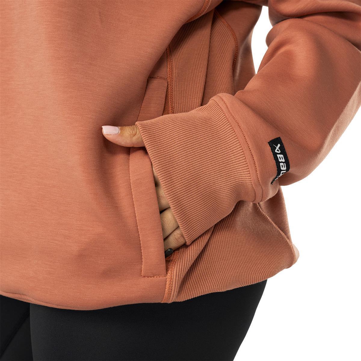 BAUER FLC 1/4 ZIP - cedar - Sr.