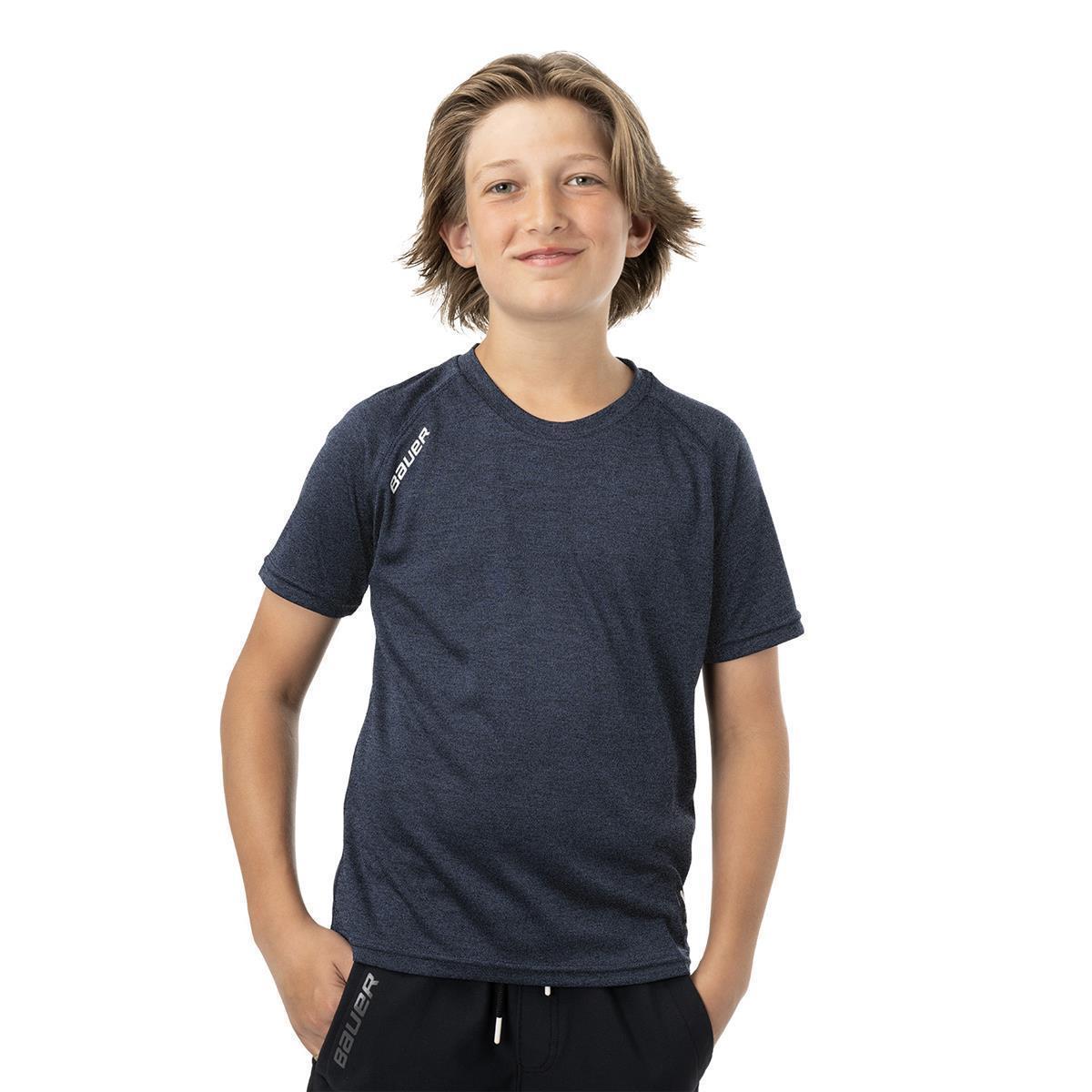 BAUER Team Tech Tee - marine - Yth.