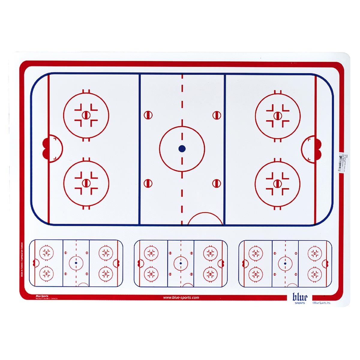 BLUE SPORTS Taktiktafel 81 x 61 cm - 4mm stark