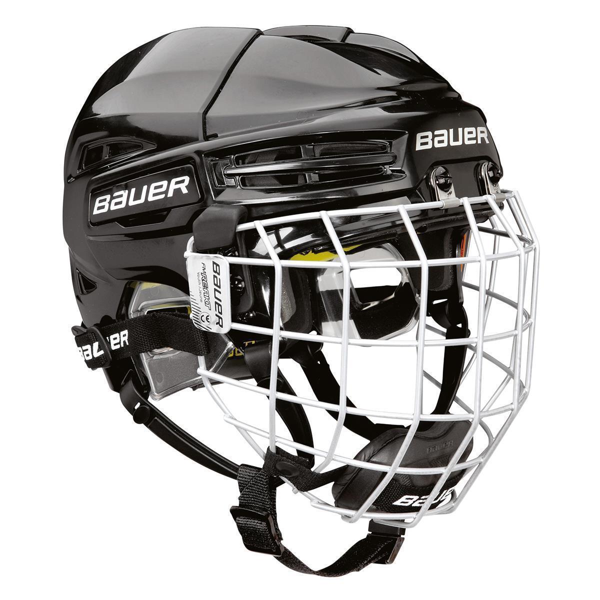 BAUER Helm mit Gitter RE-AKT 100 - Yth.