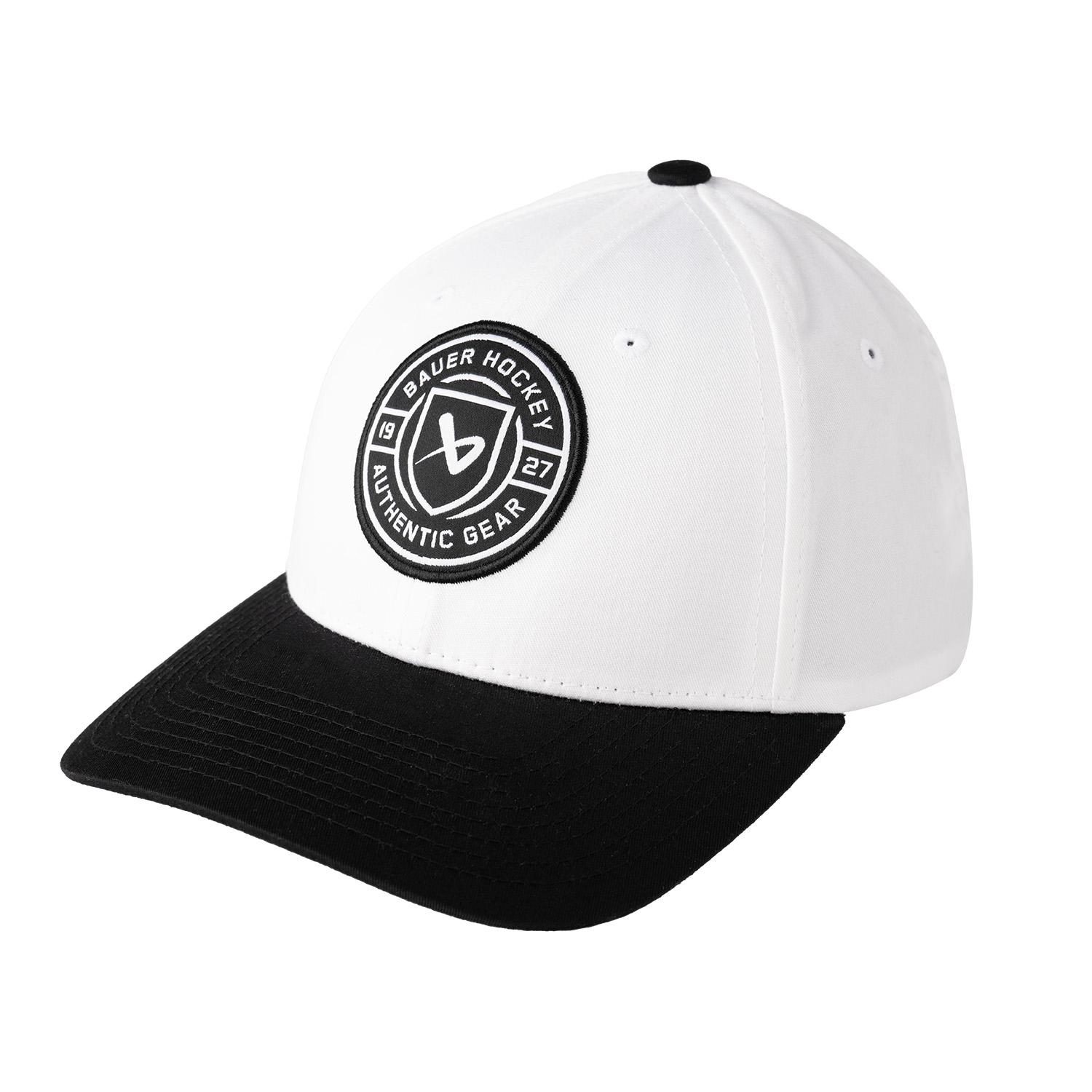 BAUER B&W Patch Cap - schwarz/weiß - Sr. - bkw - OSFM