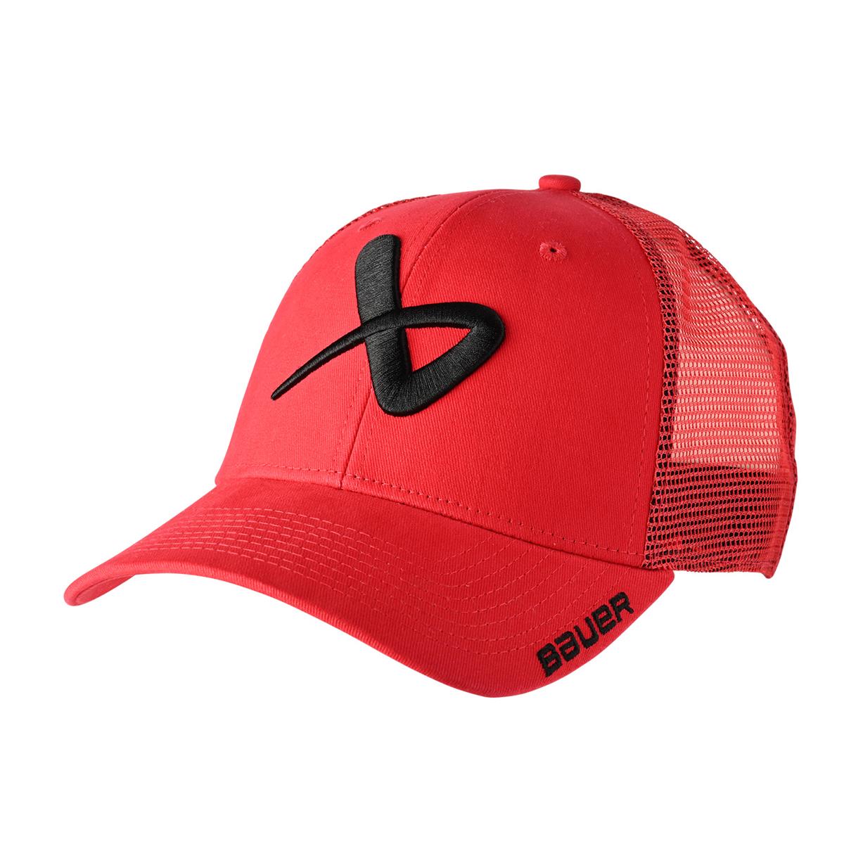 BAUER Core Adjustable Cap - rot - Sr - red - OSFM