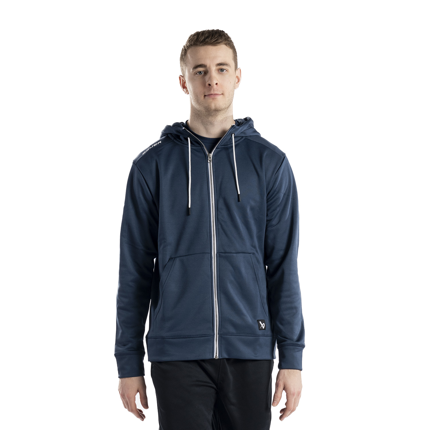 BAUER Fleece Zip Hoodie Team - marine - Sr.