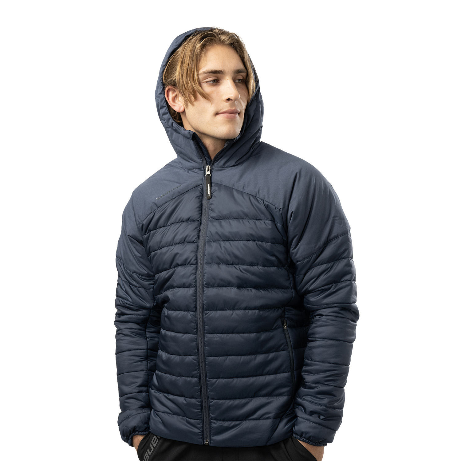 BAUER Team Puffer Jacke - marine - Sr.