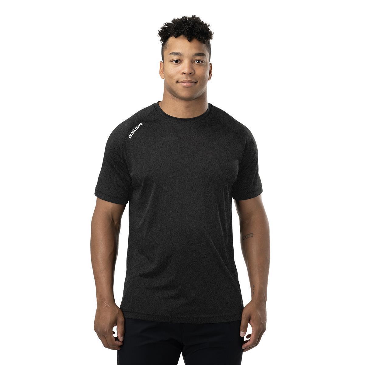 BAUER Team Tech Tee - schwarz - Sr.