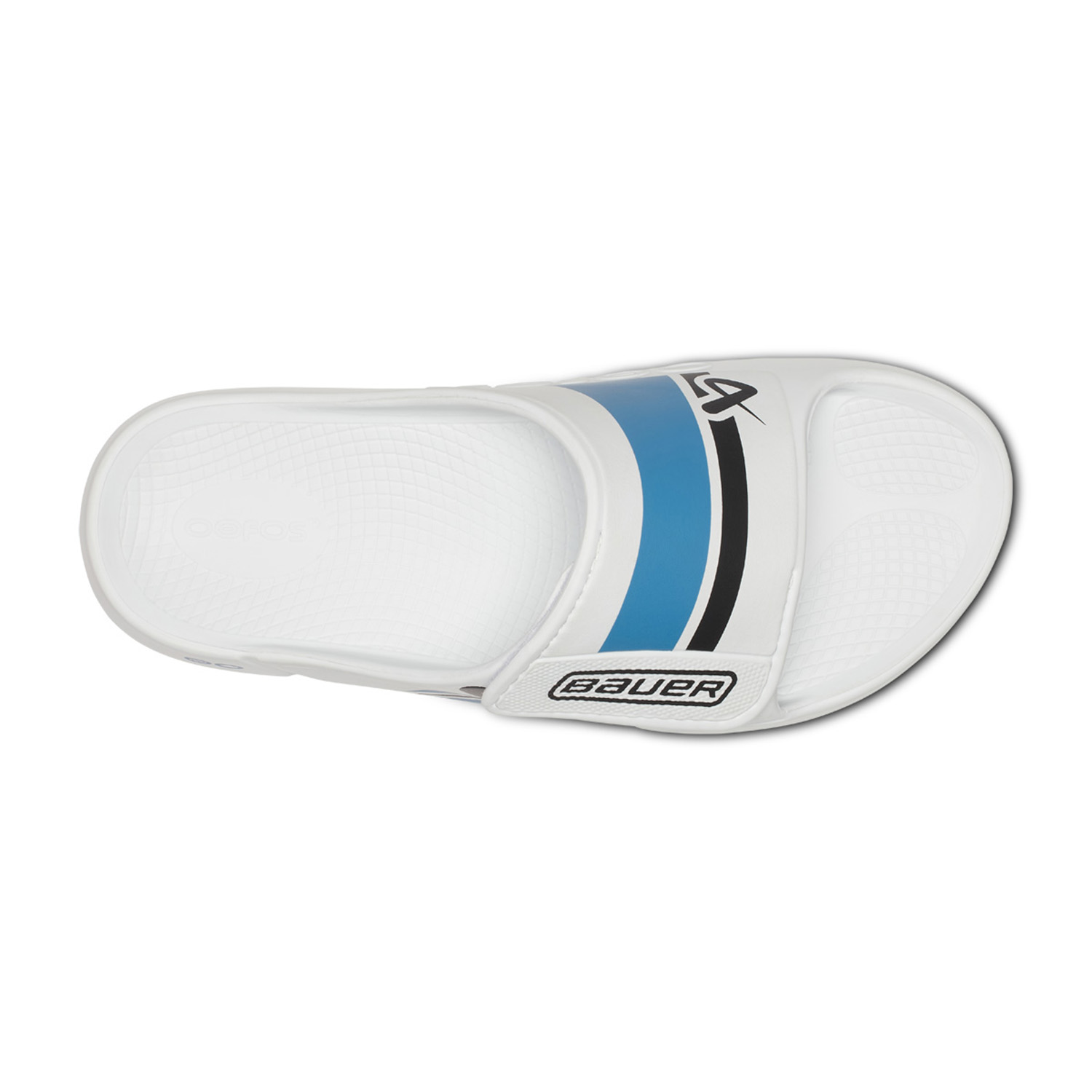 BAUER OOFOS® Sport Flex Slide - weiß/blau - Sr.