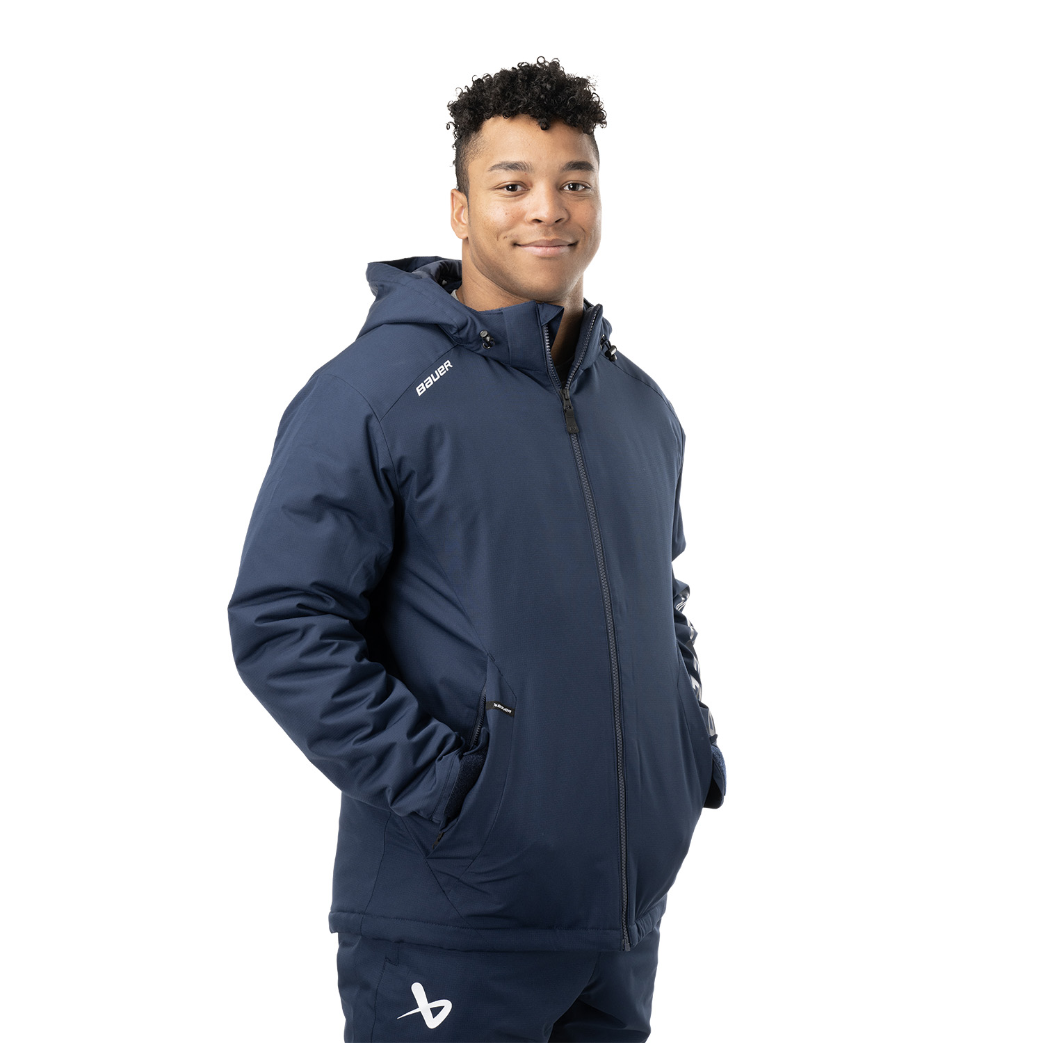 BAUER Team Heavyweight Jacke - marine - Sr.