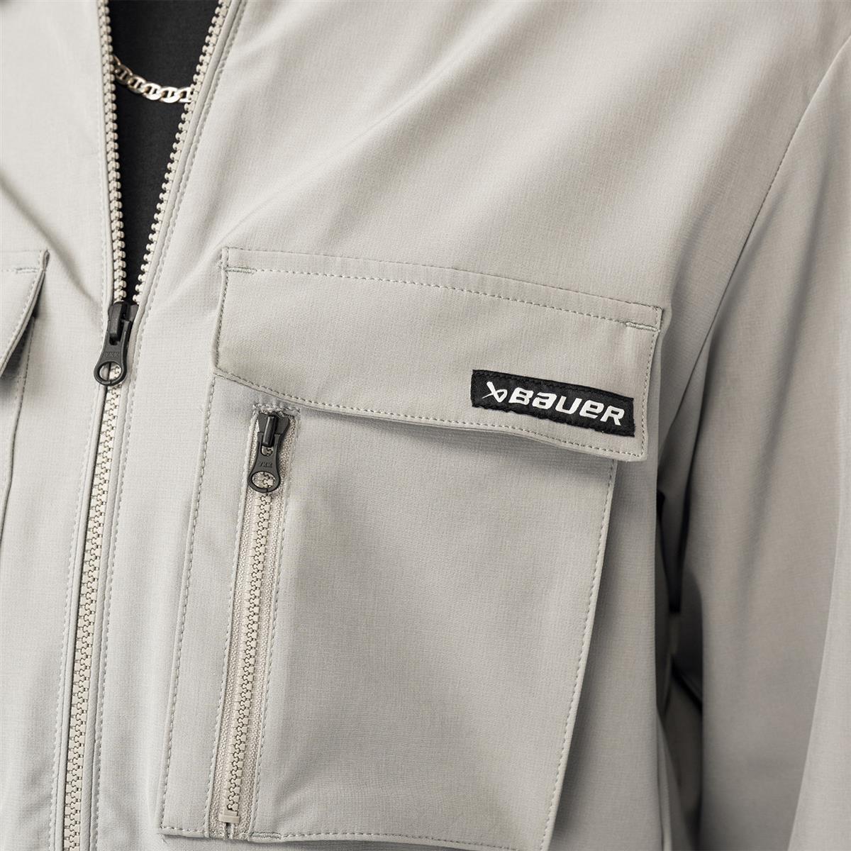 BAUER FLC Shacket - stone grey - Sr.