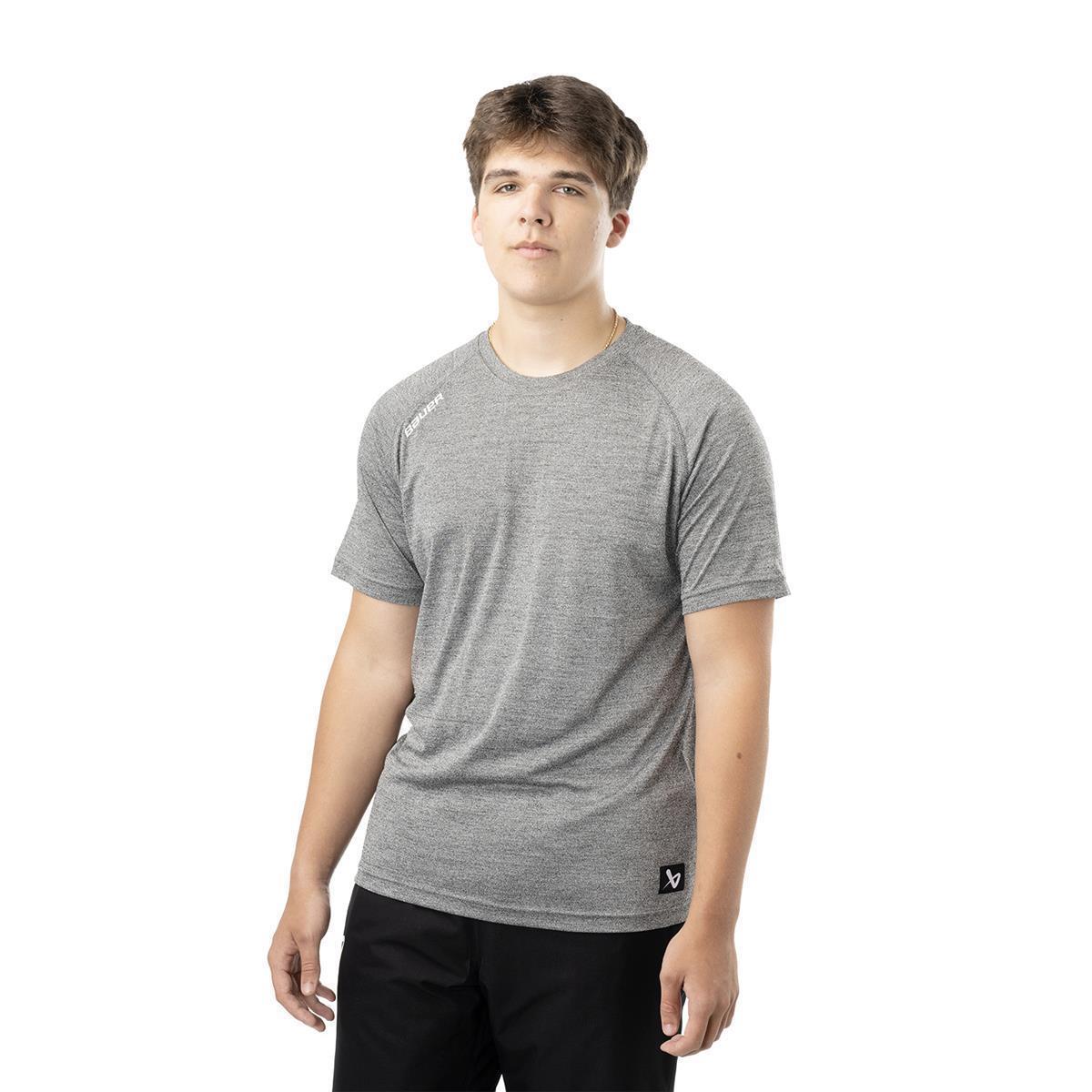BAUER Team Tech Tee - grau - Sr.
