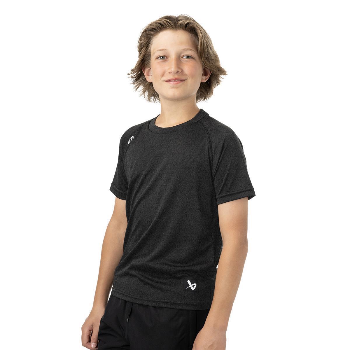 BAUER Team Tech Tee - schwarz - Yth.