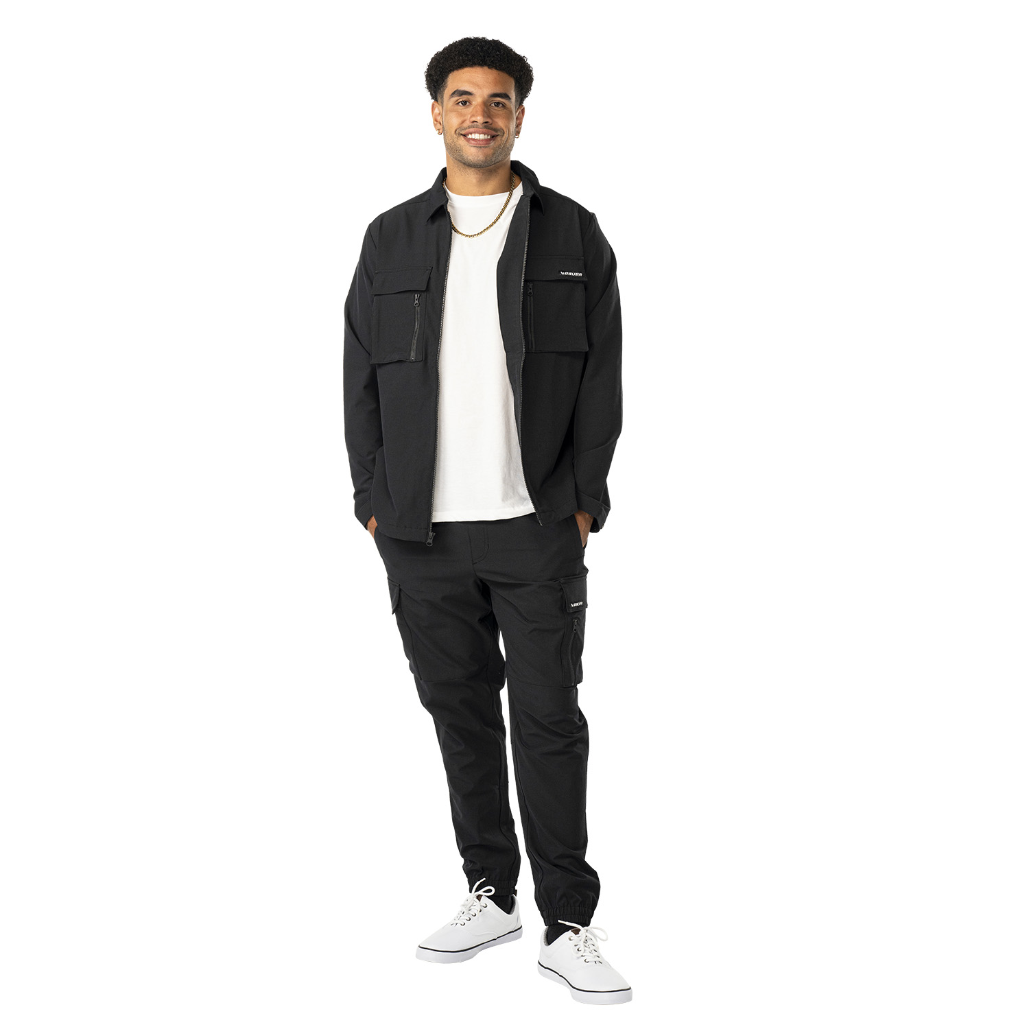 BAUER FLC Shacket - schwarz - Sr.