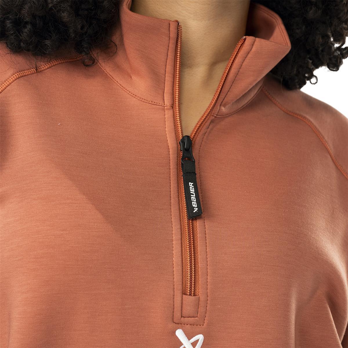 BAUER FLC 1/4 ZIP - cedar - Sr.