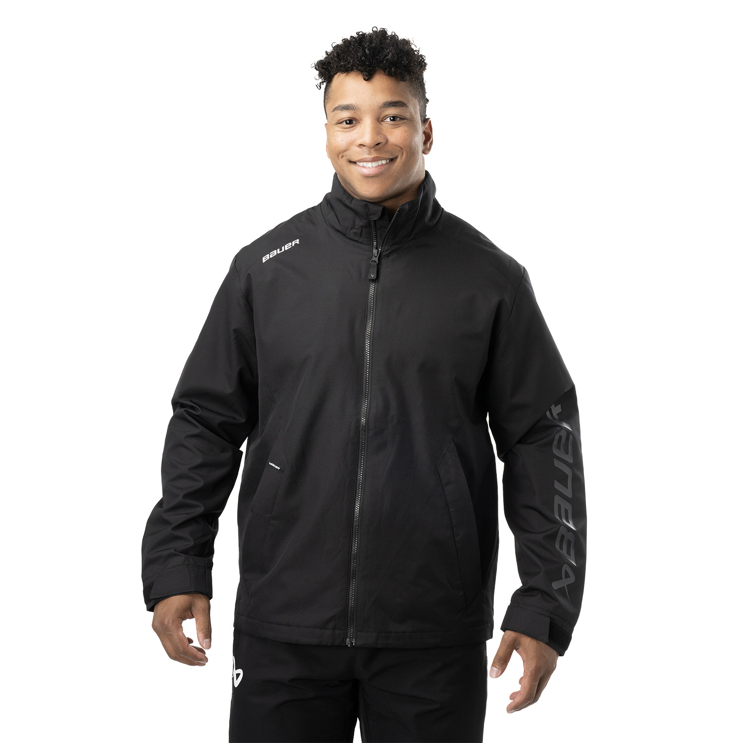BAUER Team Lightweight Jacke - schwarz - Sr.