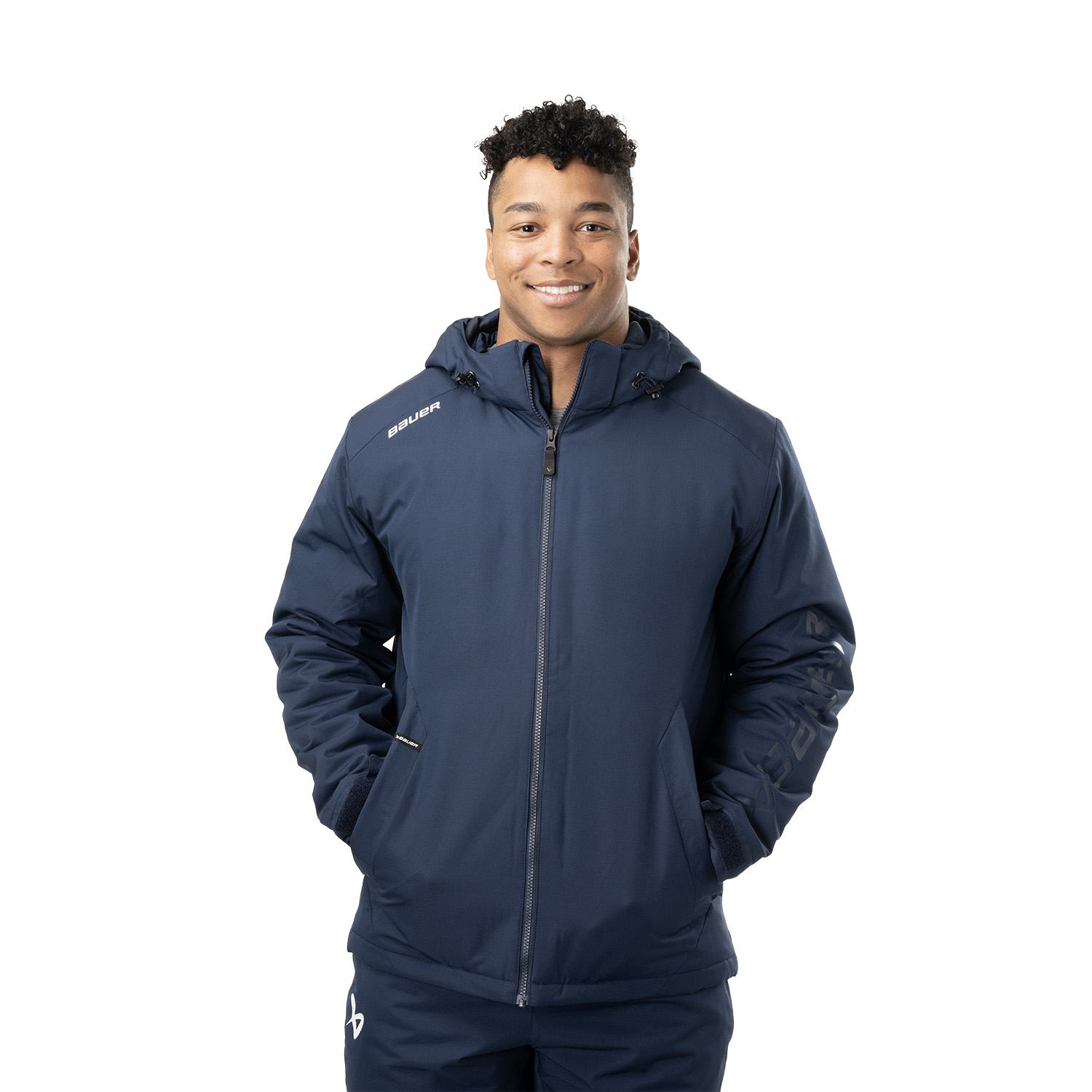 BAUER Team Heavyweight Jacke - marine - Sr.