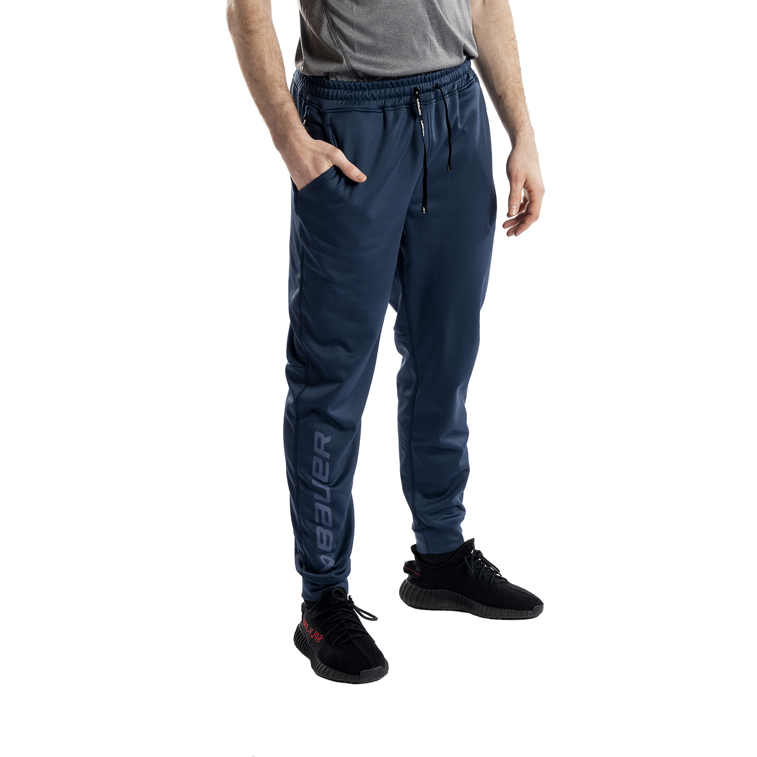 BAUER Fleece Jogger Team - marine - Sr.