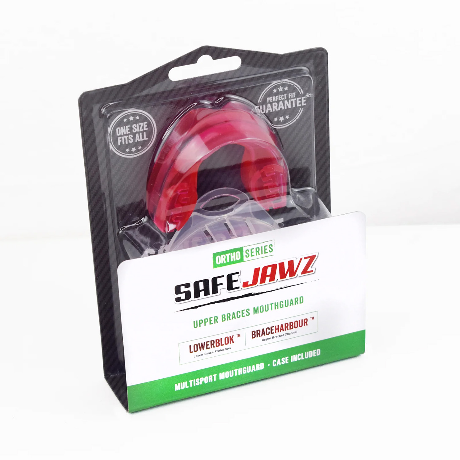 SafeJawz Zahnschutz - Ortho Series - "Ice Pink" - SR