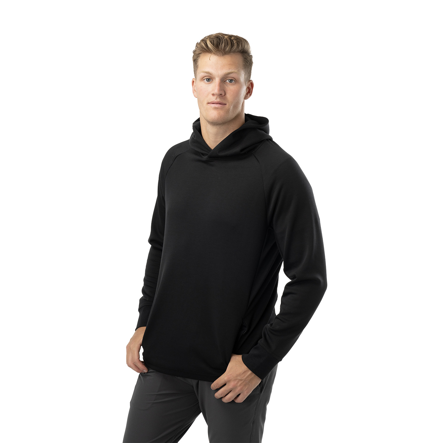 BAUER FLC Core Hoodie - schwarz - Sr.