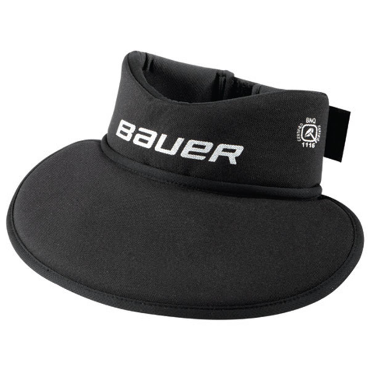 BAUER NG NLP8 Core Neckguard Bib - schwarz - Yth. - blk