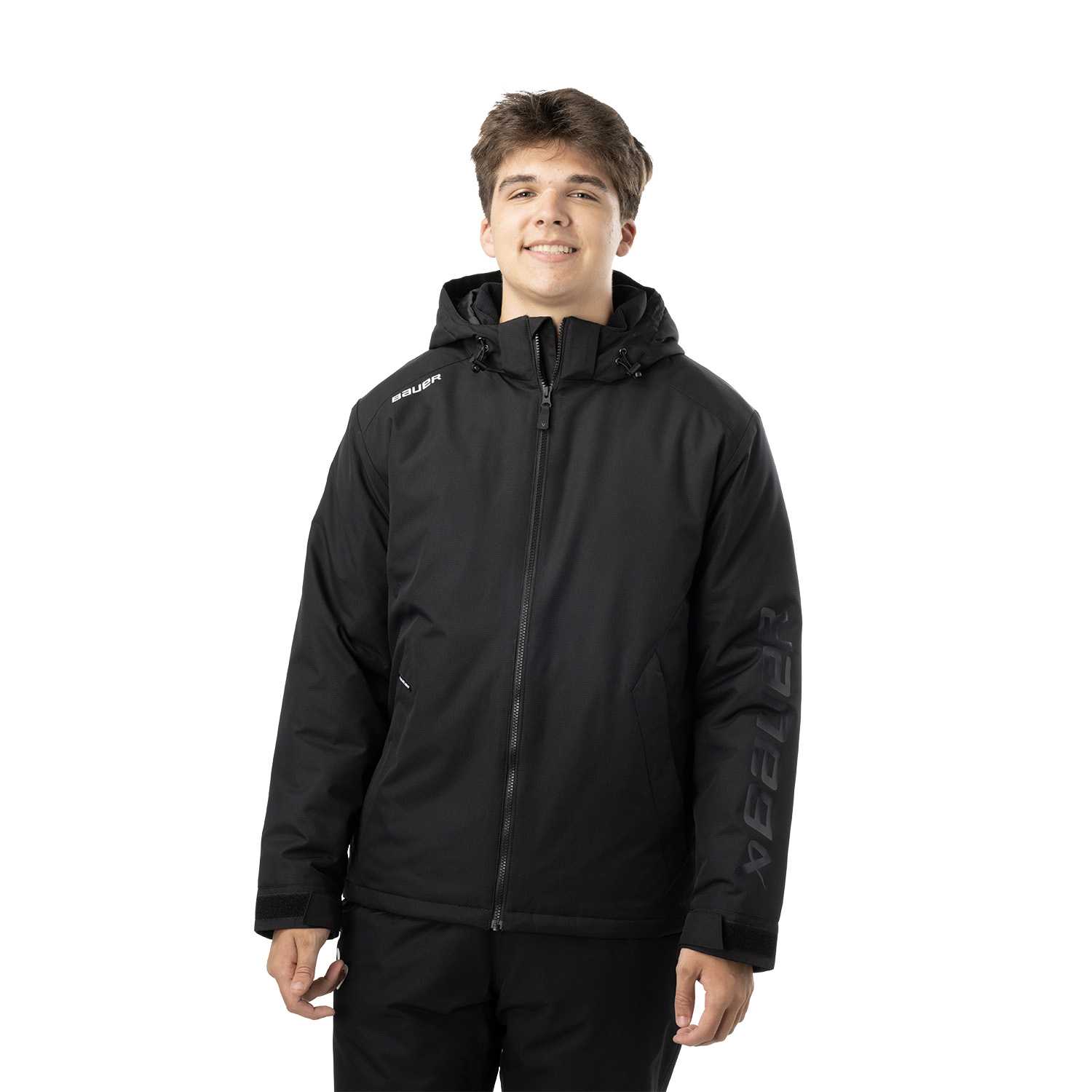 BAUER Team Heavyweight Jacke - schwarz - Sr.