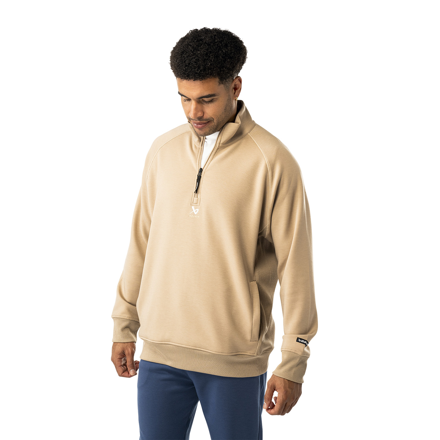 BAUER FLC 1/4 ZIP - desert - Sr.
