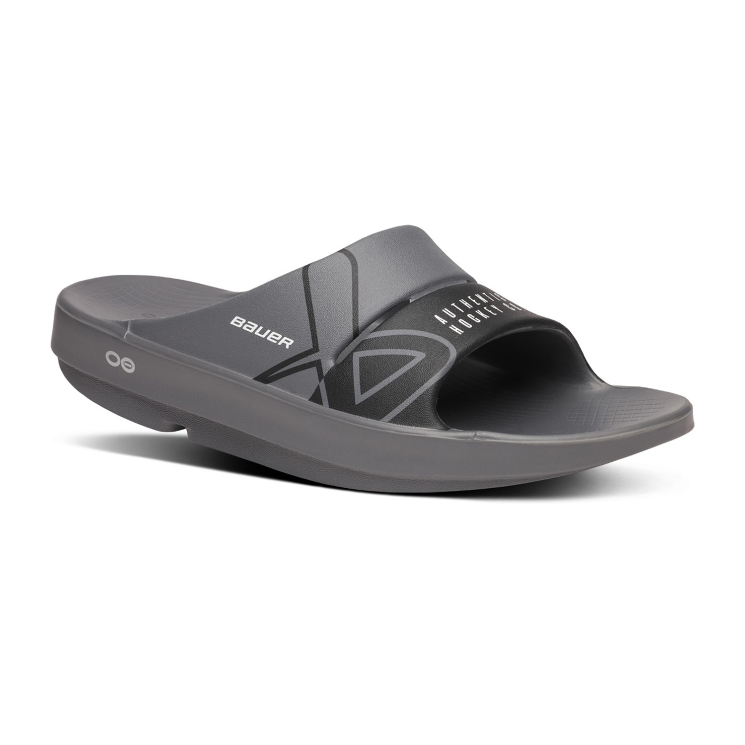 BAUER OOFOS® Sport Slide - grau - Sr.