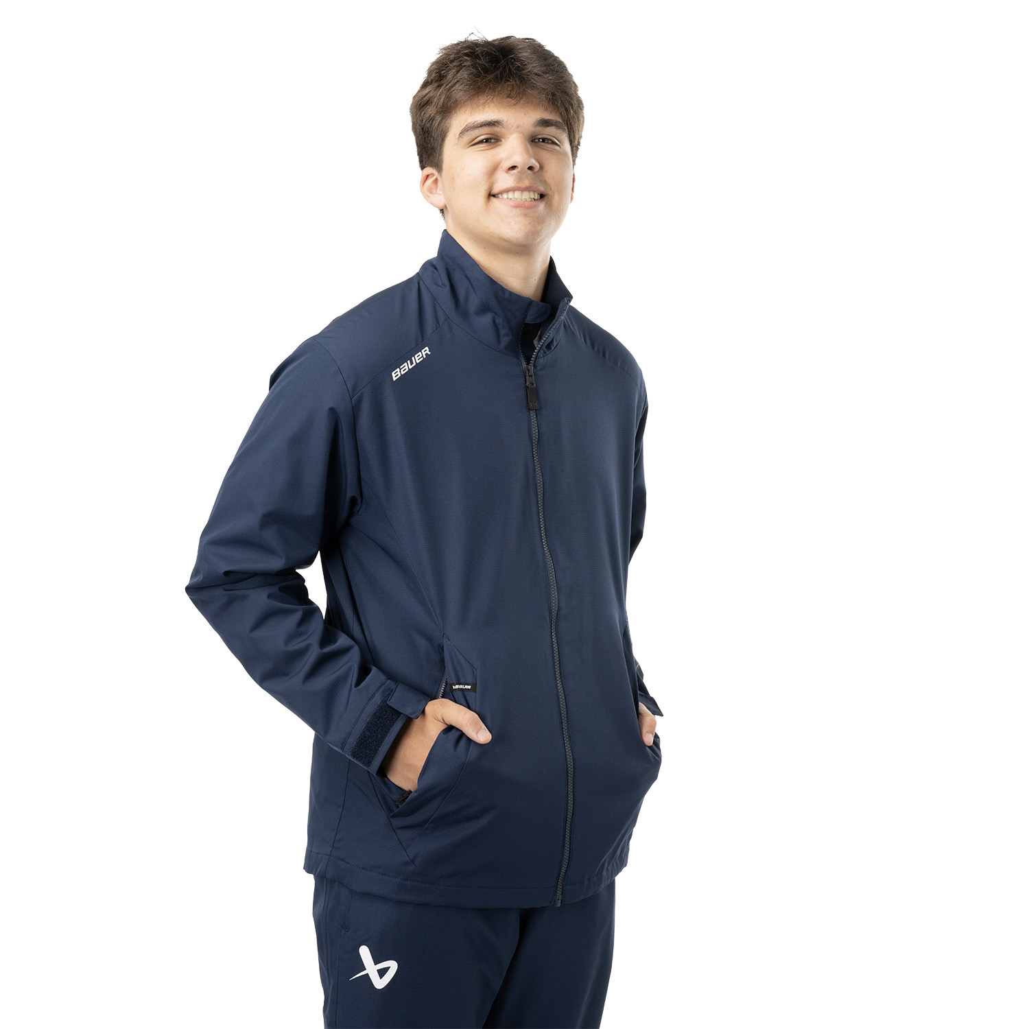 BAUER Team Lightweight Jacke - marine - Sr.