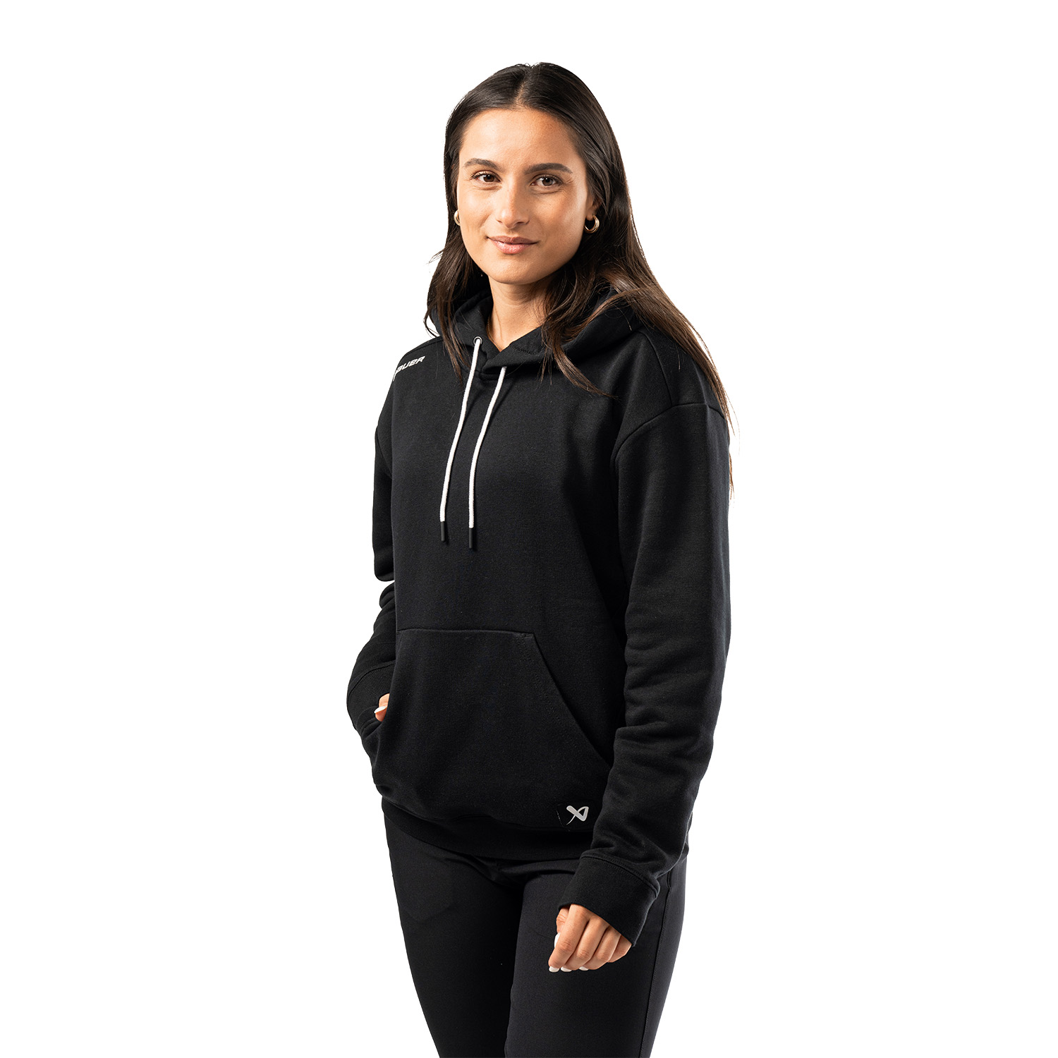 BAUER Damen Team Hoodie - schwarz - Sr.