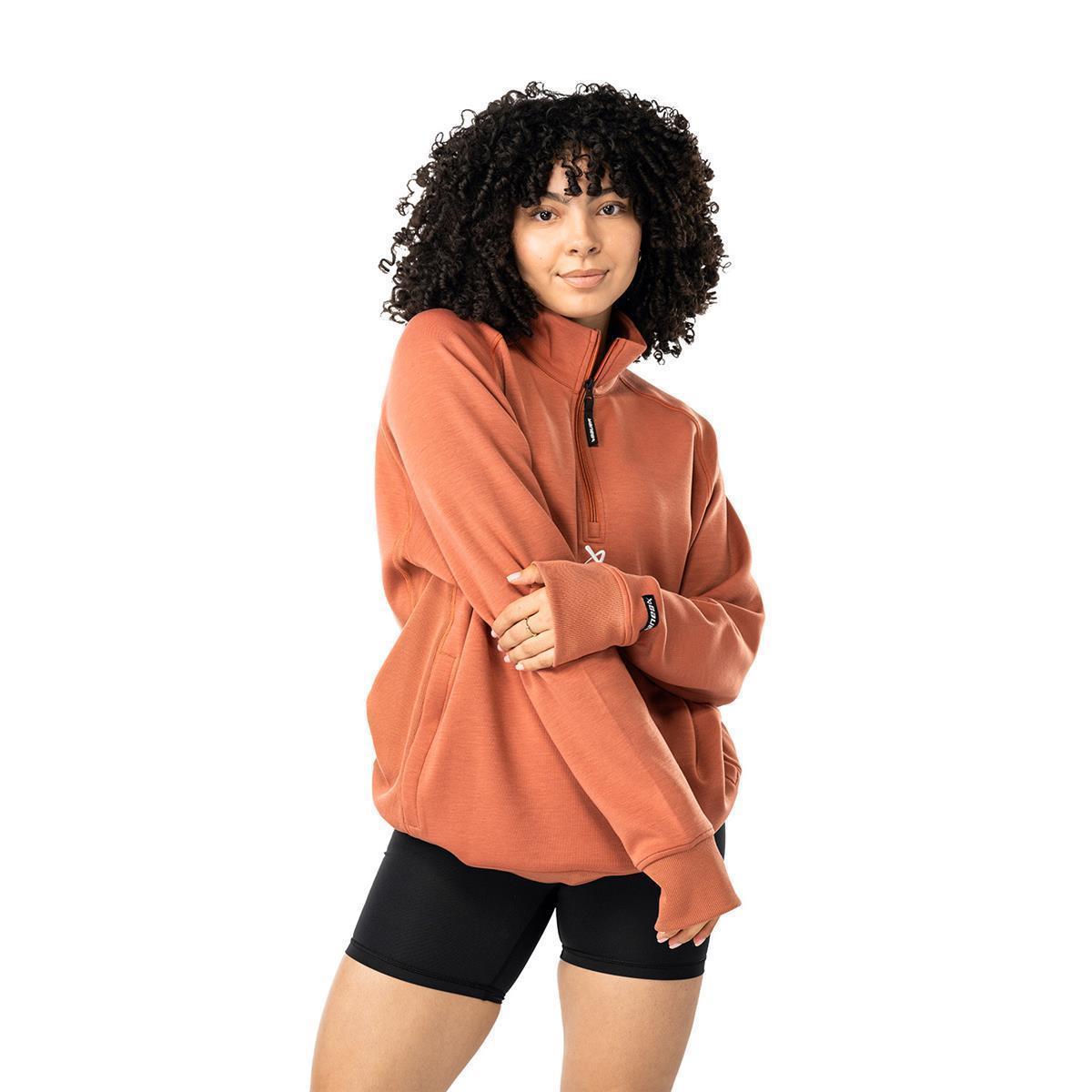 BAUER FLC 1/4 ZIP - cedar - Sr.