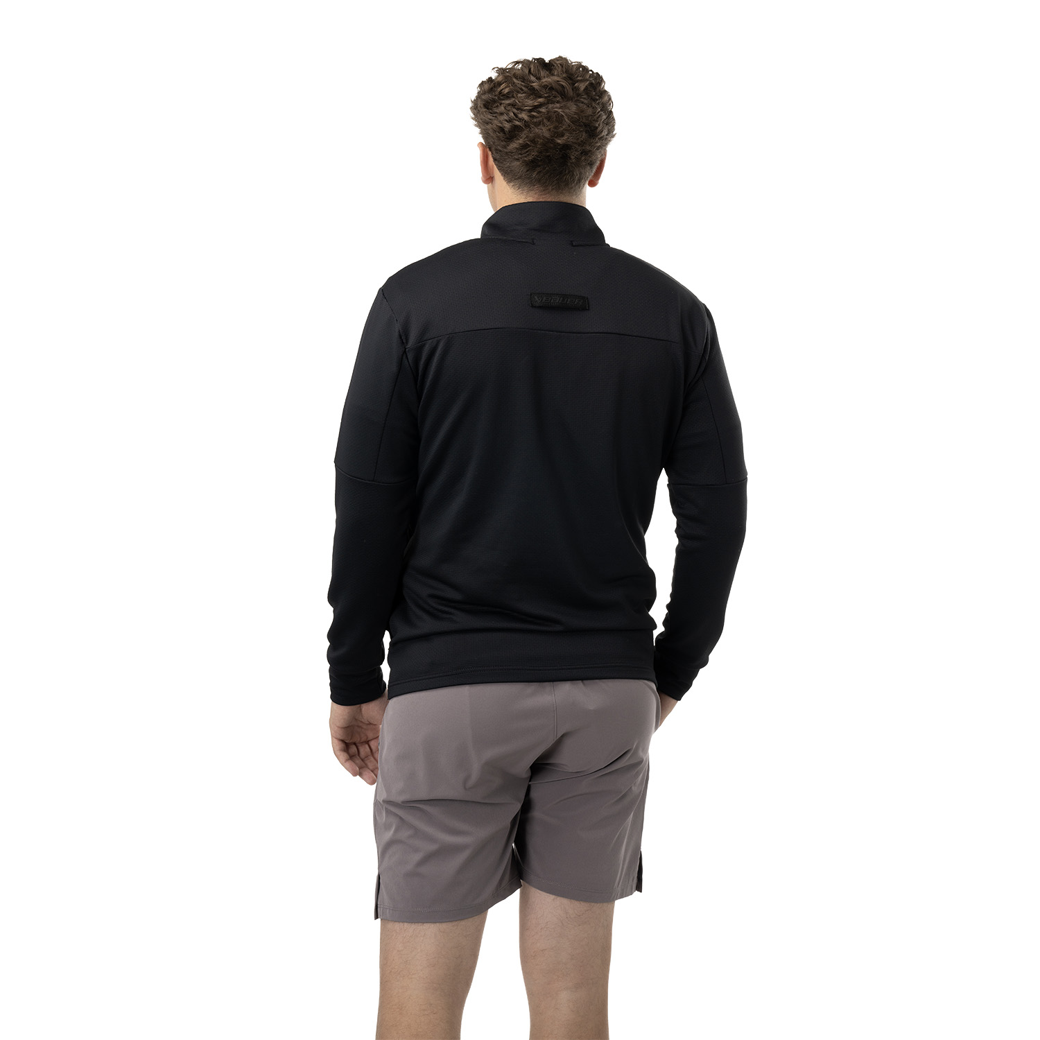 BAUER FLC Core Textured 1/4 Zip - schwarz - Sr.