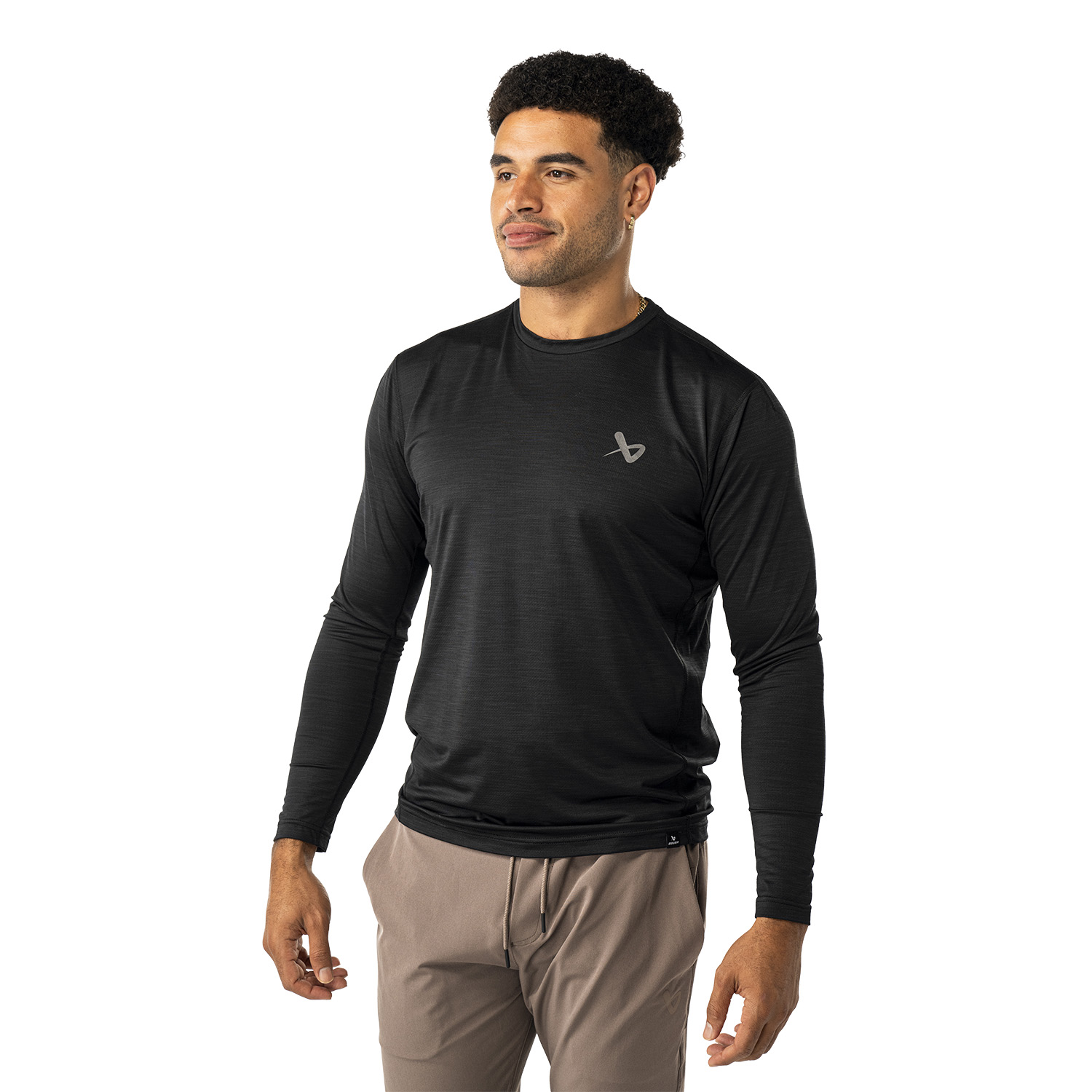 BAUER FLC Core LS Tech Tee - schwarz - Sr.