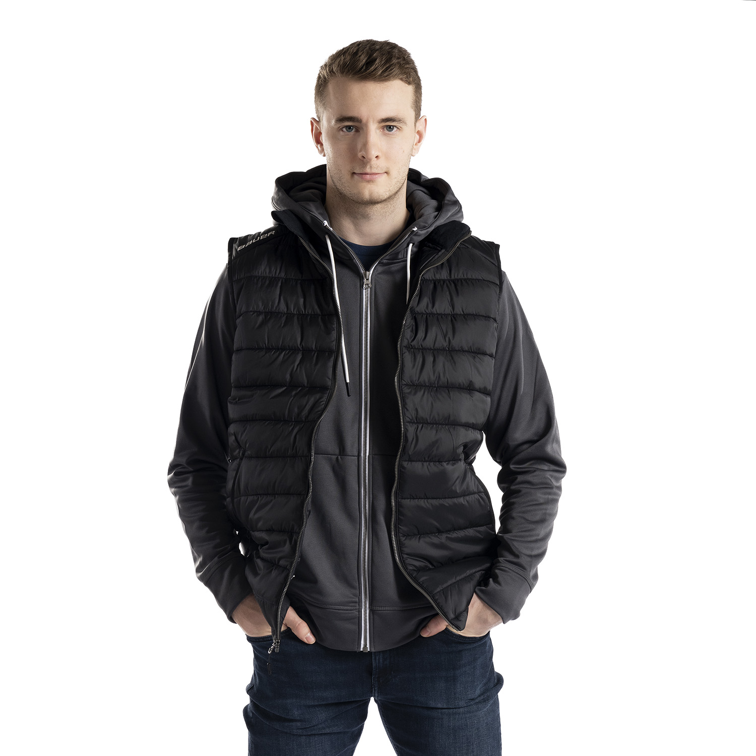 BAUER Team Puffer Weste - marine - Sr.