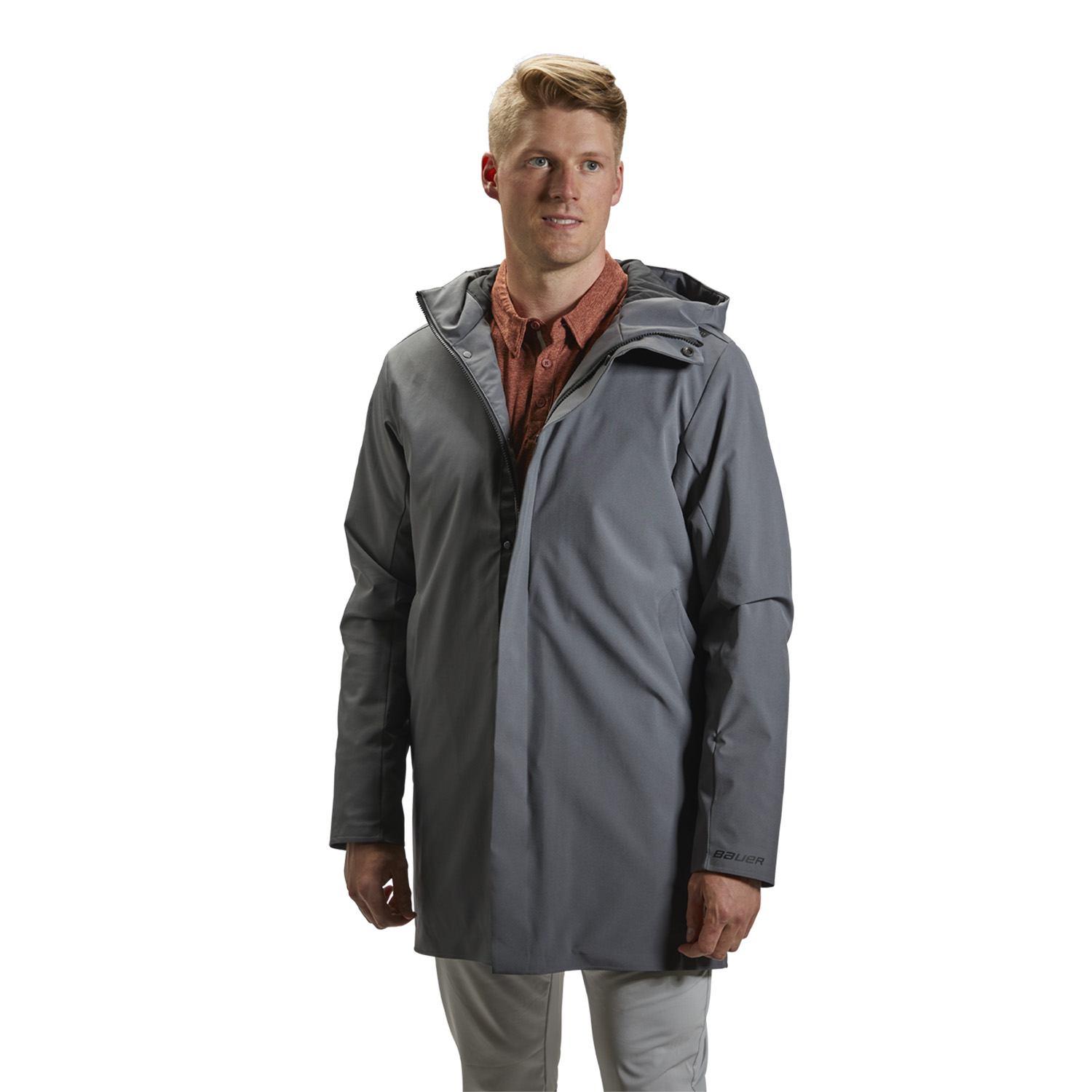 BAUER Team Travel Coat - grau - Sr