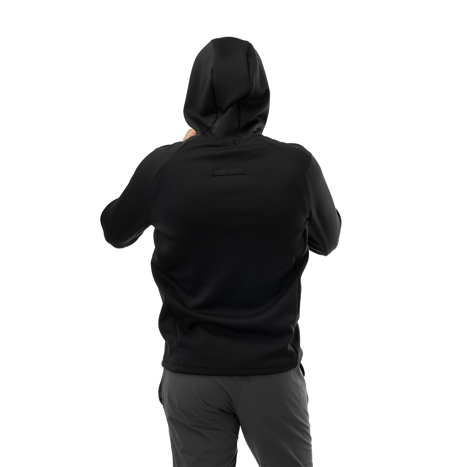 BAUER FLC Core Hoodie - schwarz - Sr.