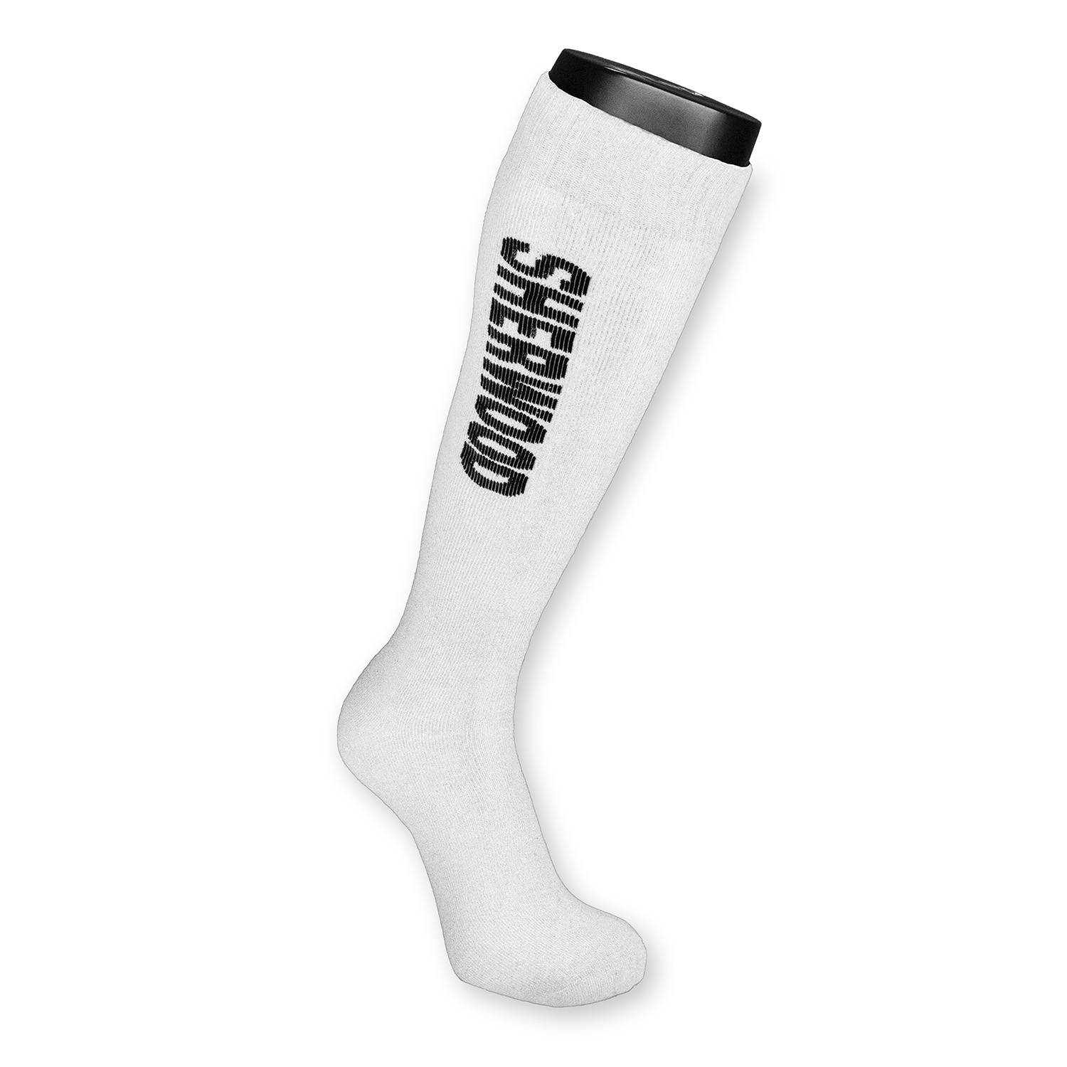 SHER-WOOD Performance Schlittschuh Socken| lang - weiß (2er Pack)
