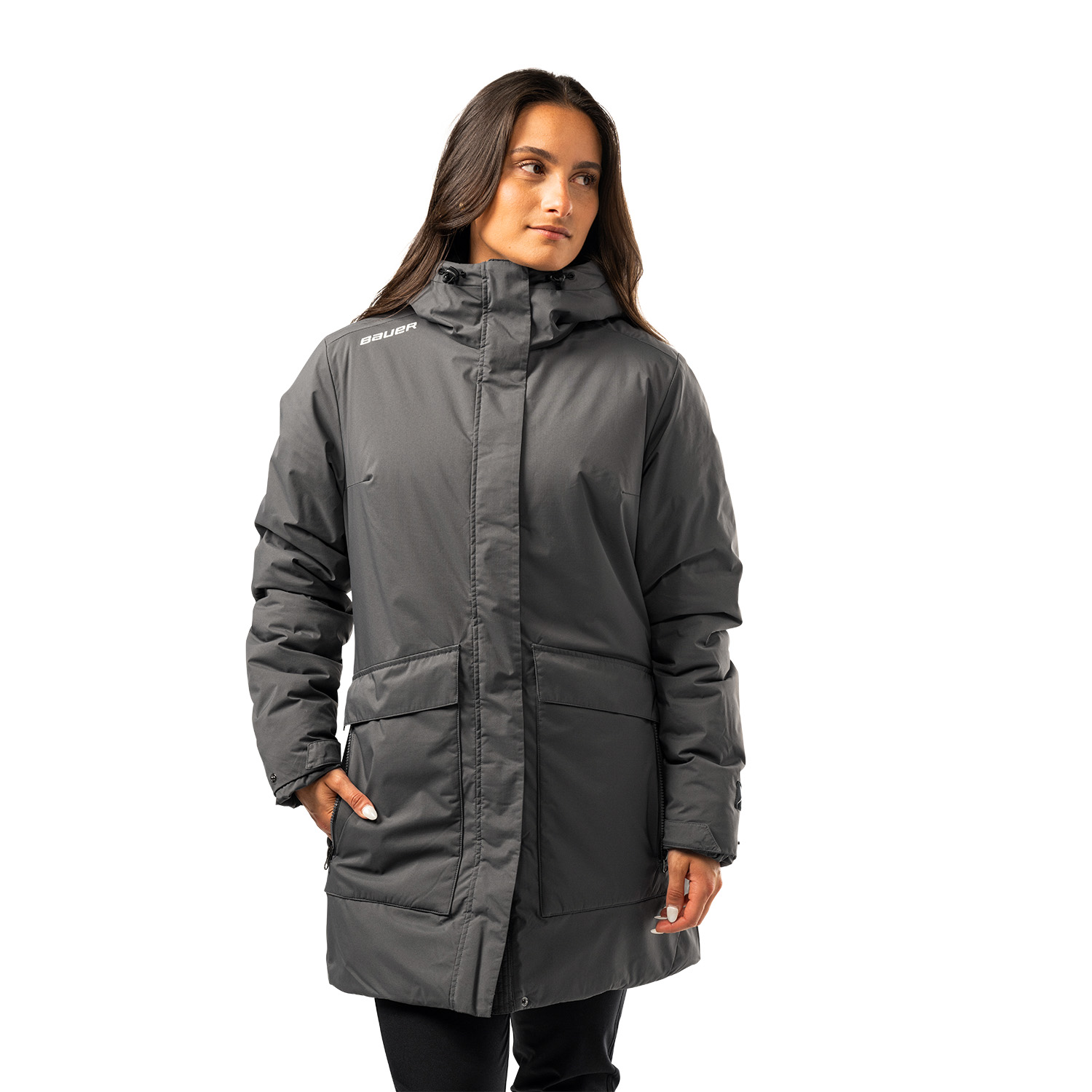 BAUER Damen Team Travel Coat - grau - Sr.