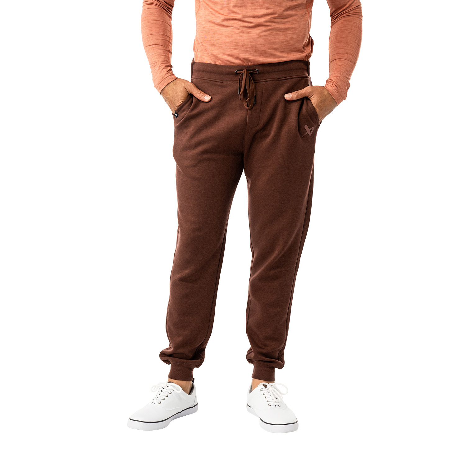 BAUER FLC Knit Jogger - brown stone - Sr.