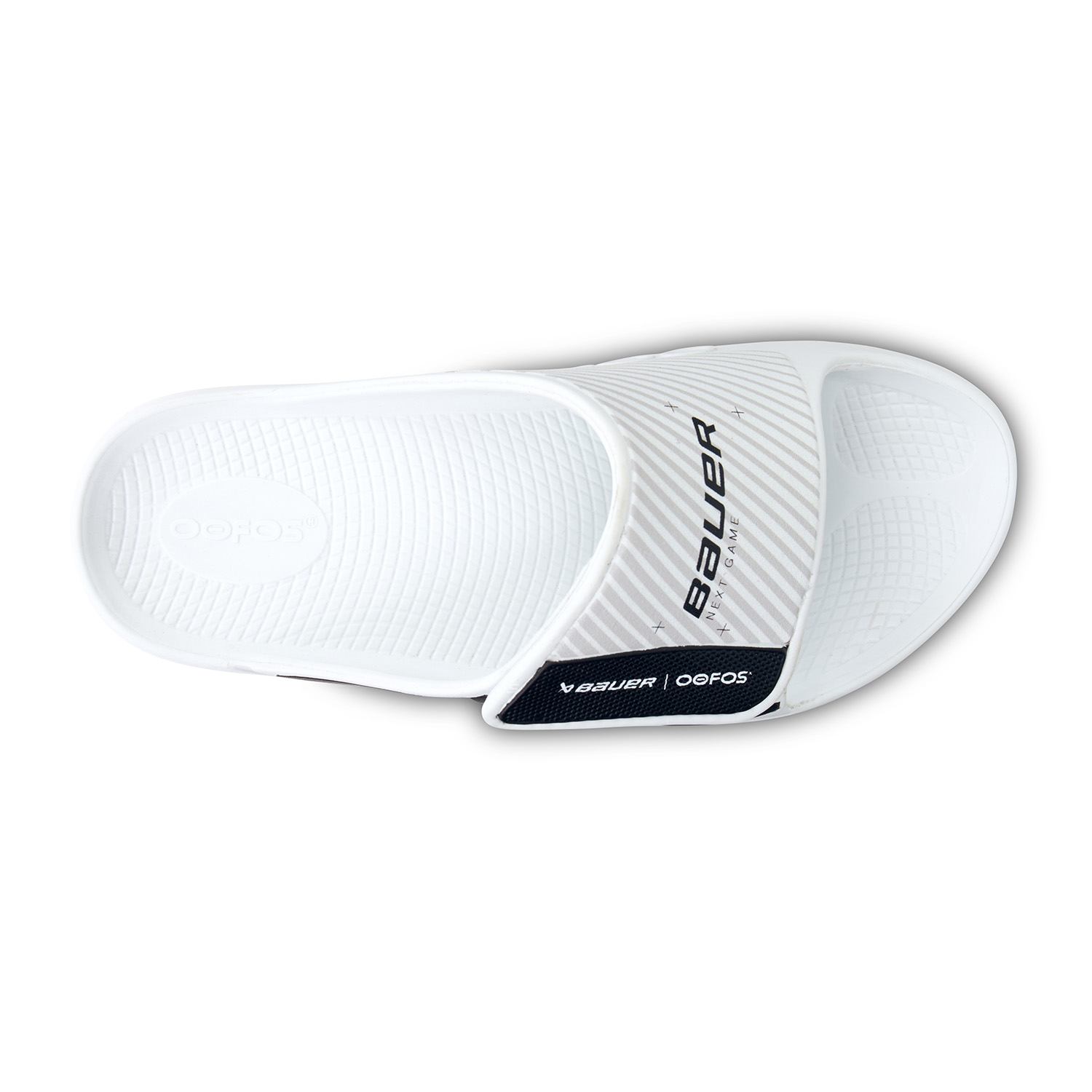 BAUER OOFOS® Sport Flex Slide - weiß - Sr.