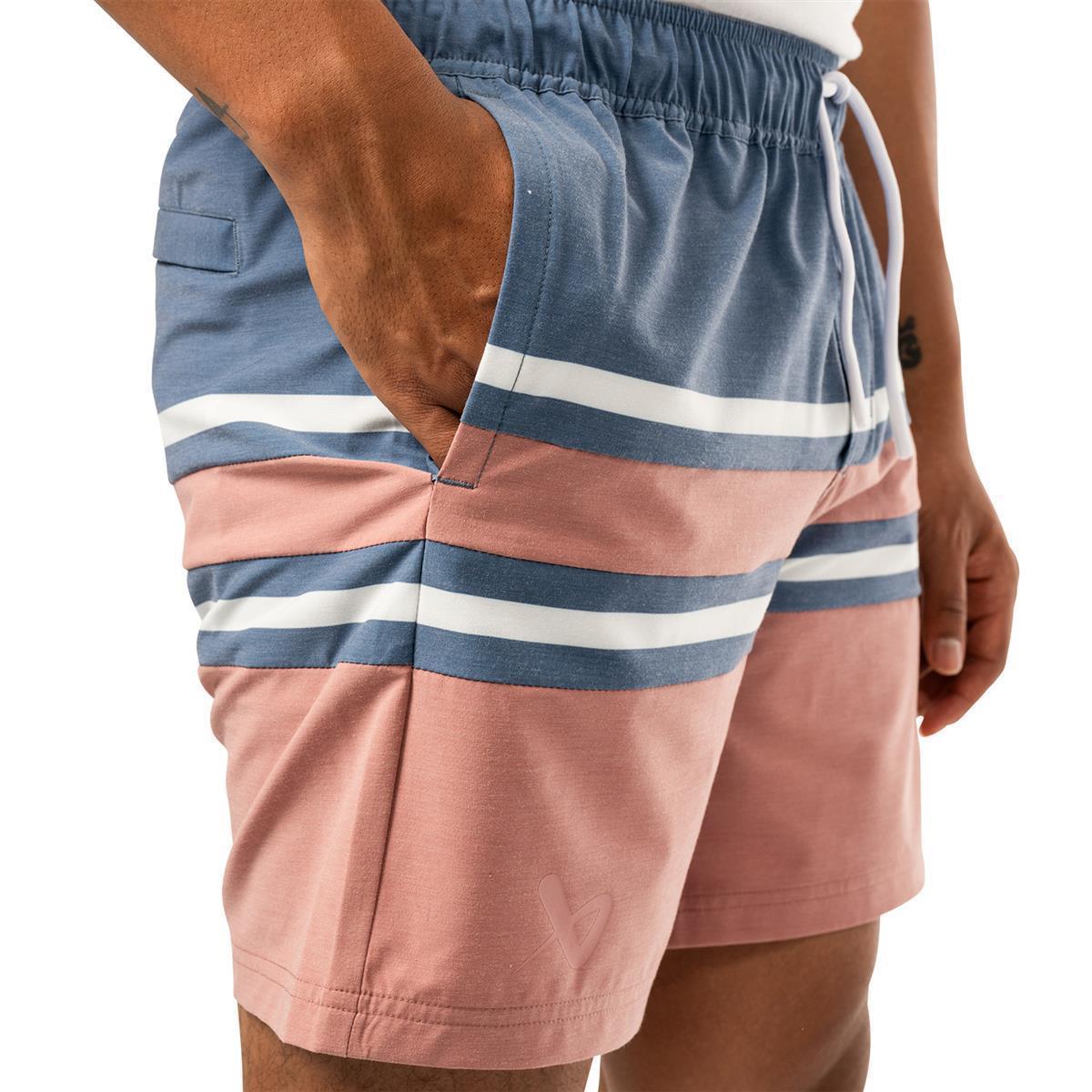 BAUER 6" Badehose - blue horizon - Sr.